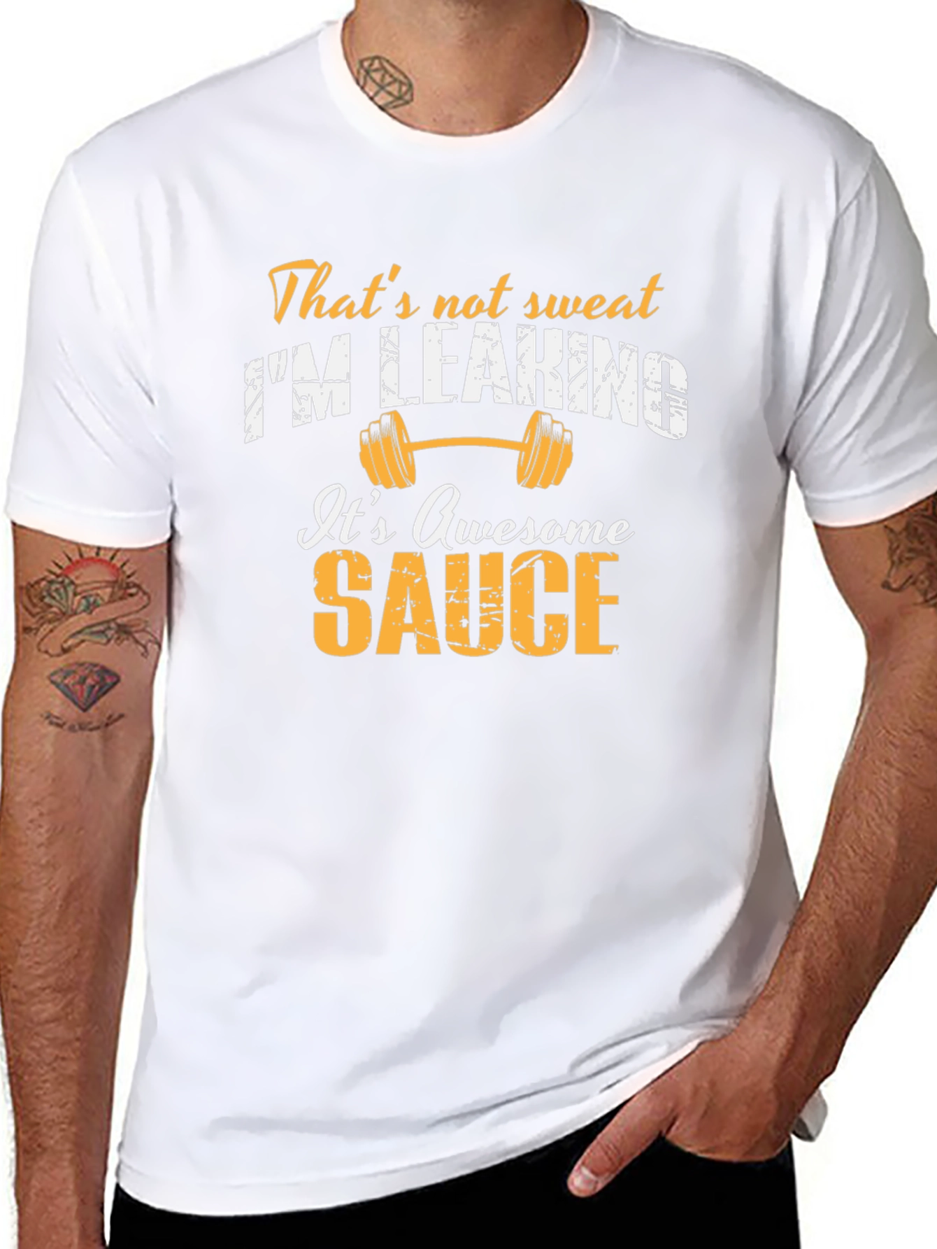 Awesome Sauce Graphic Tee - Gym Humor