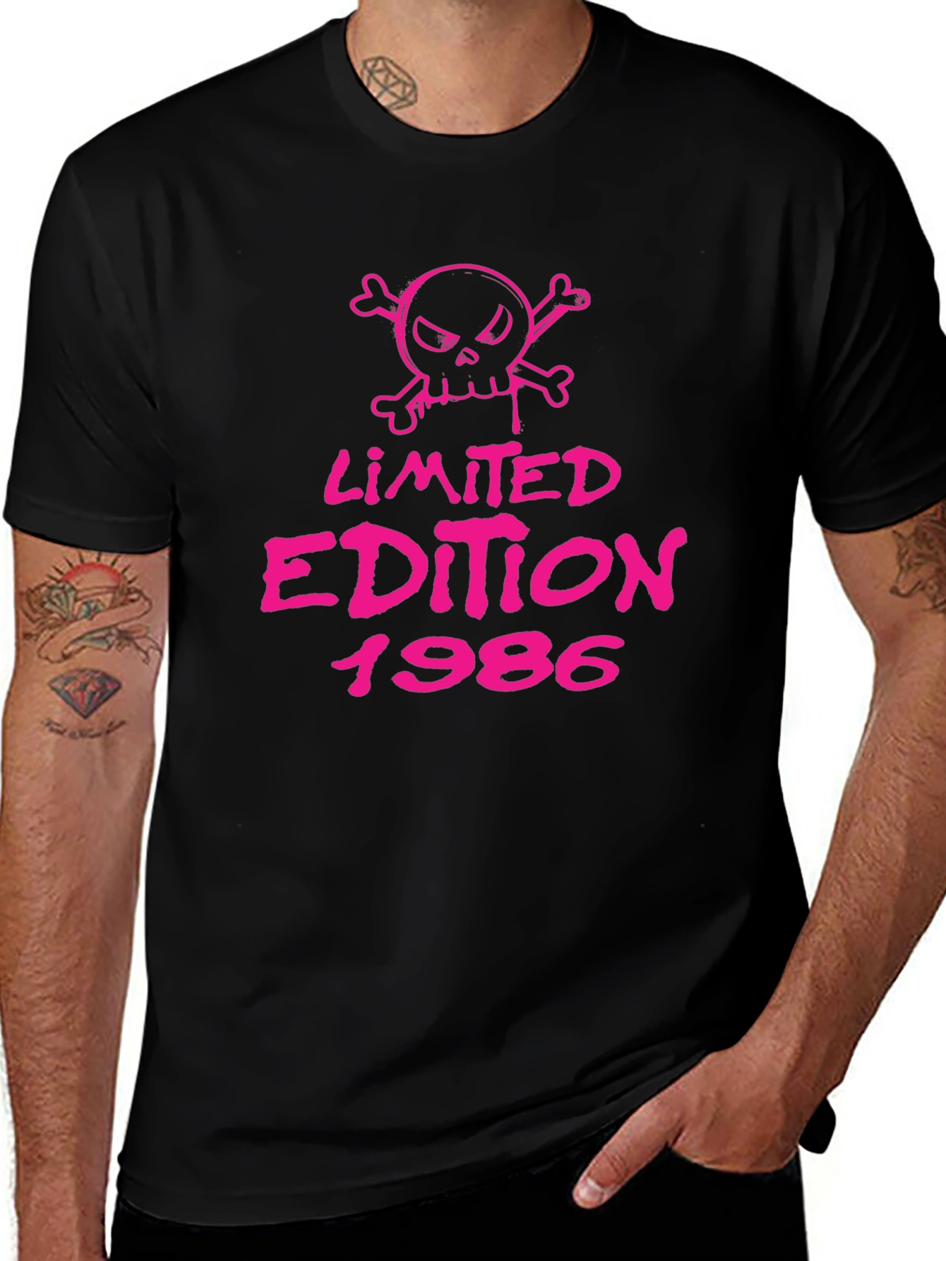 Limited Edition 1986 Graphic Tee - Black