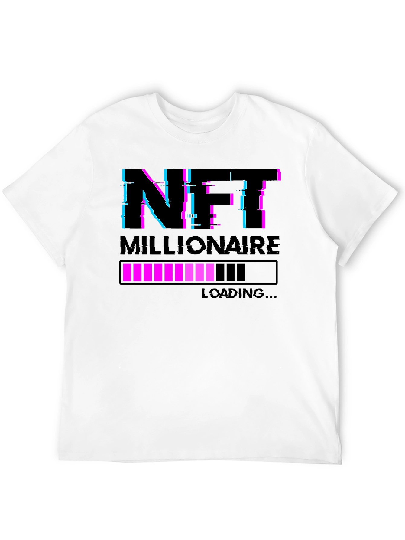NFT Millionaire Loading Graphic Tee - Black
