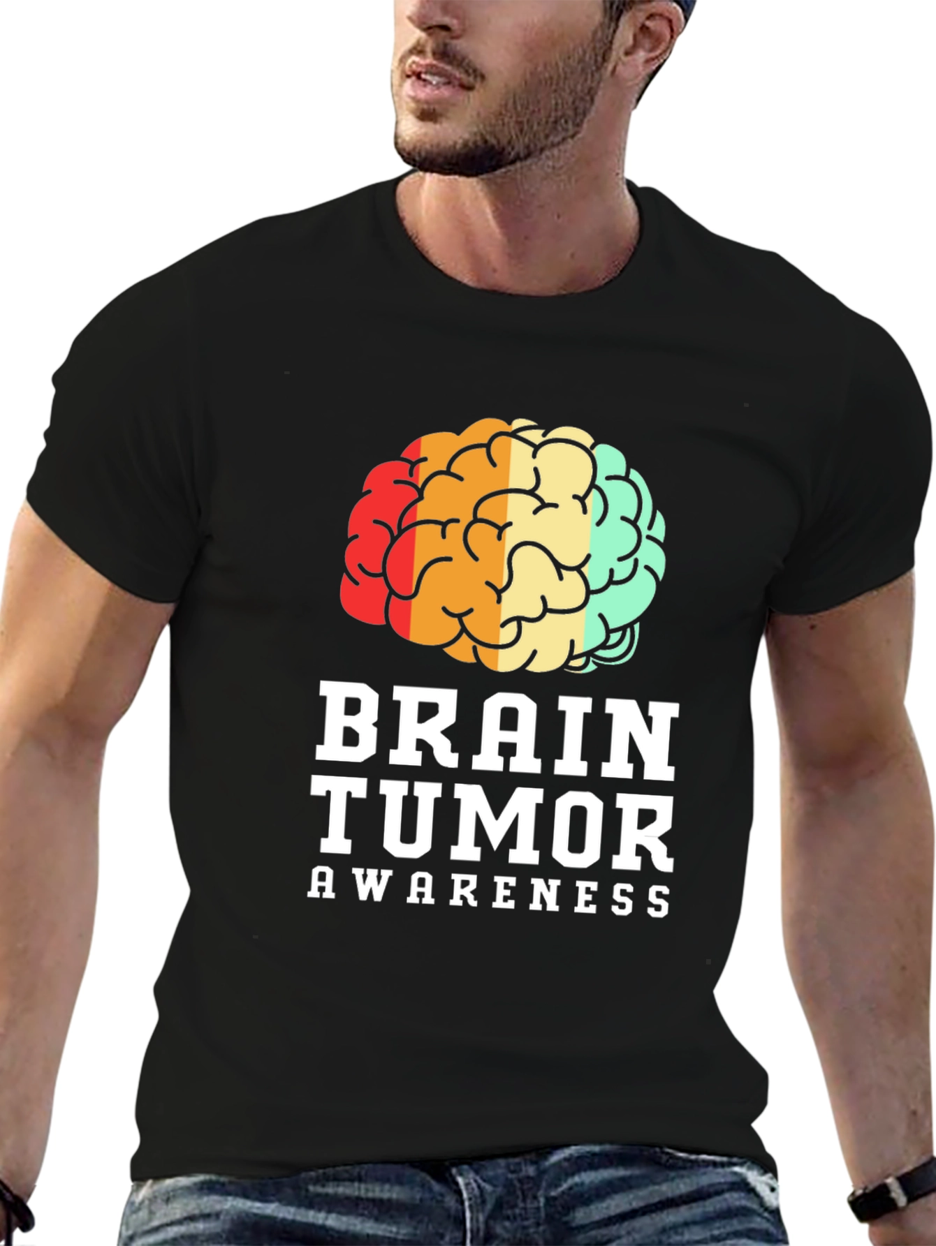 Brain Tumor Awareness T-Shirt - Black