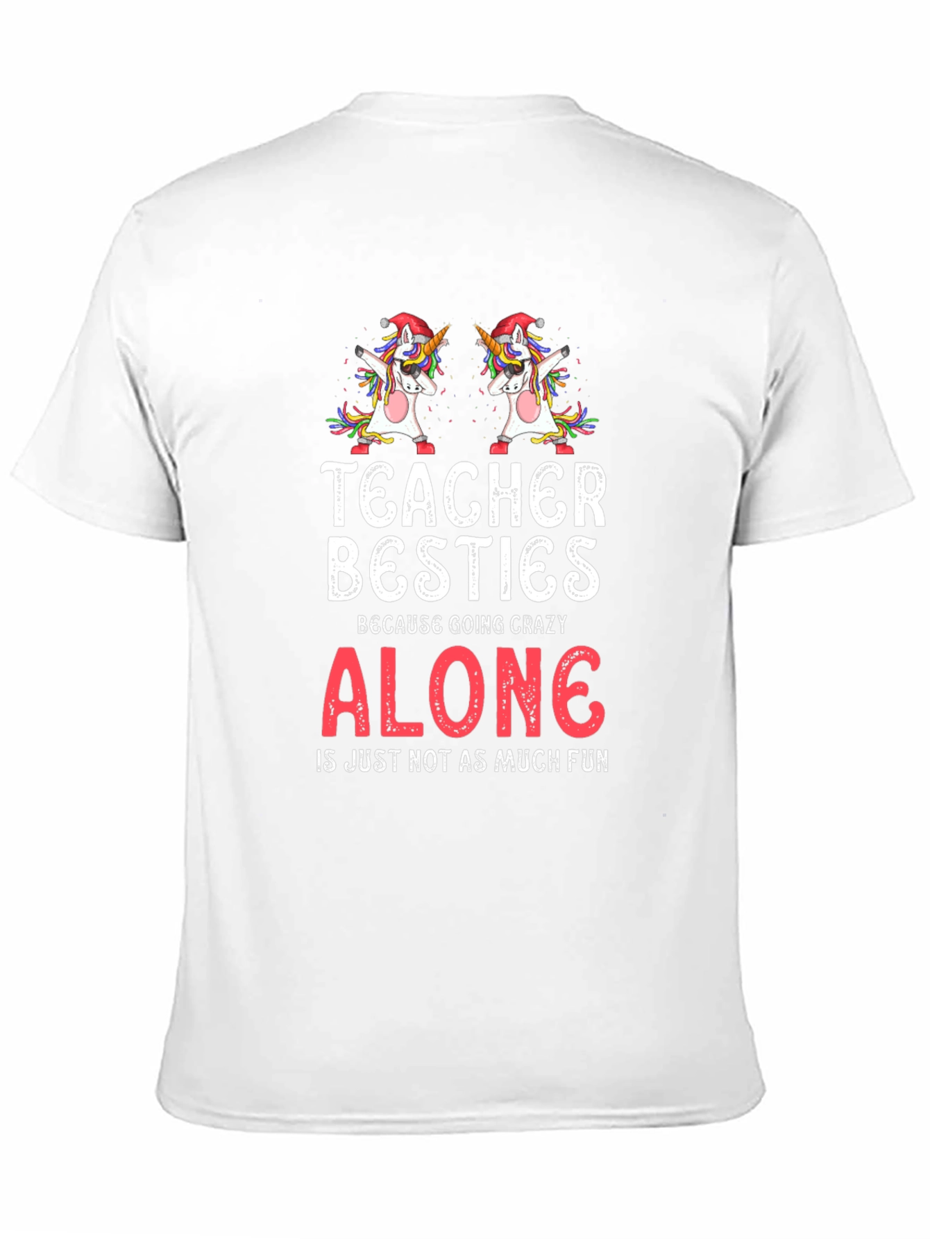 Teacher Besties Unicorn Graphic Tee