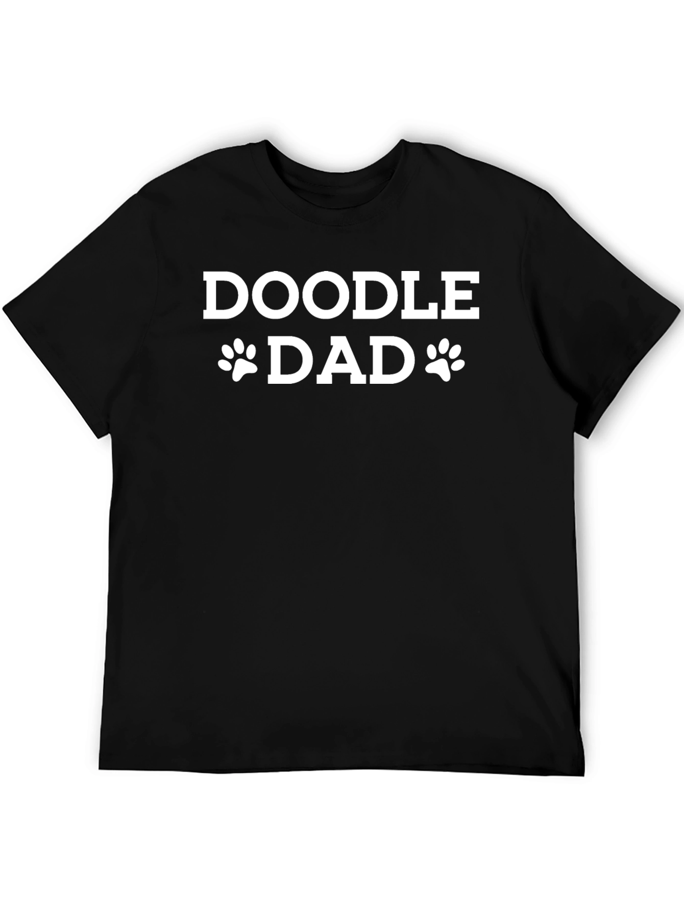 Doodle Dad T-Shirt - Black Cotton Tee