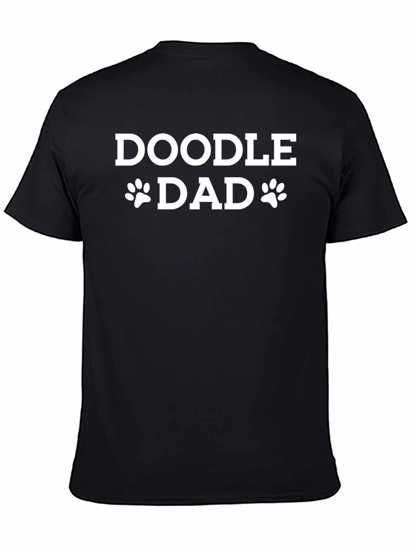 Doodle Dad T-Shirt - Black Cotton Tee