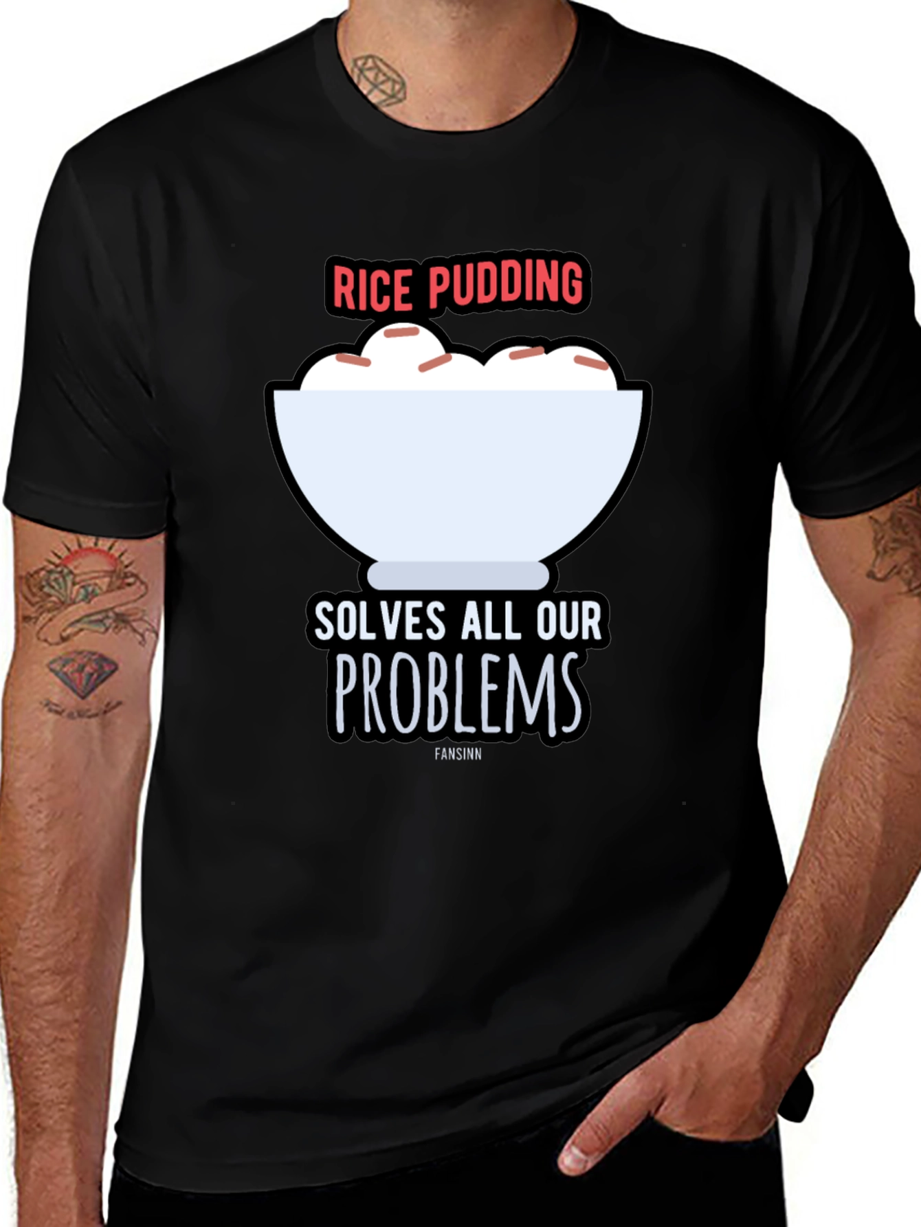 Rice Pudding Solves All Our Problems T-Shirt