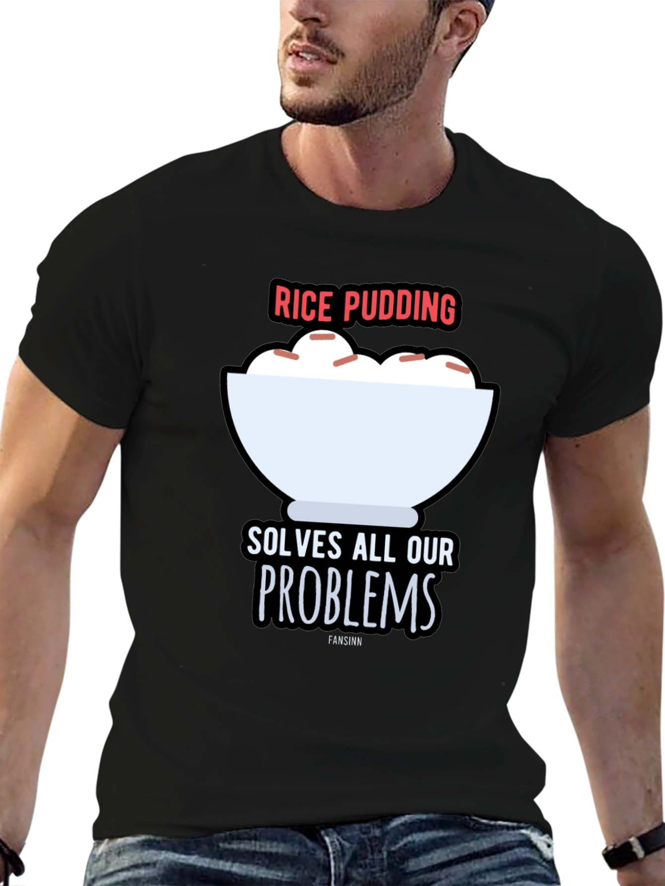 Rice Pudding Solves All Our Problems T-Shirt