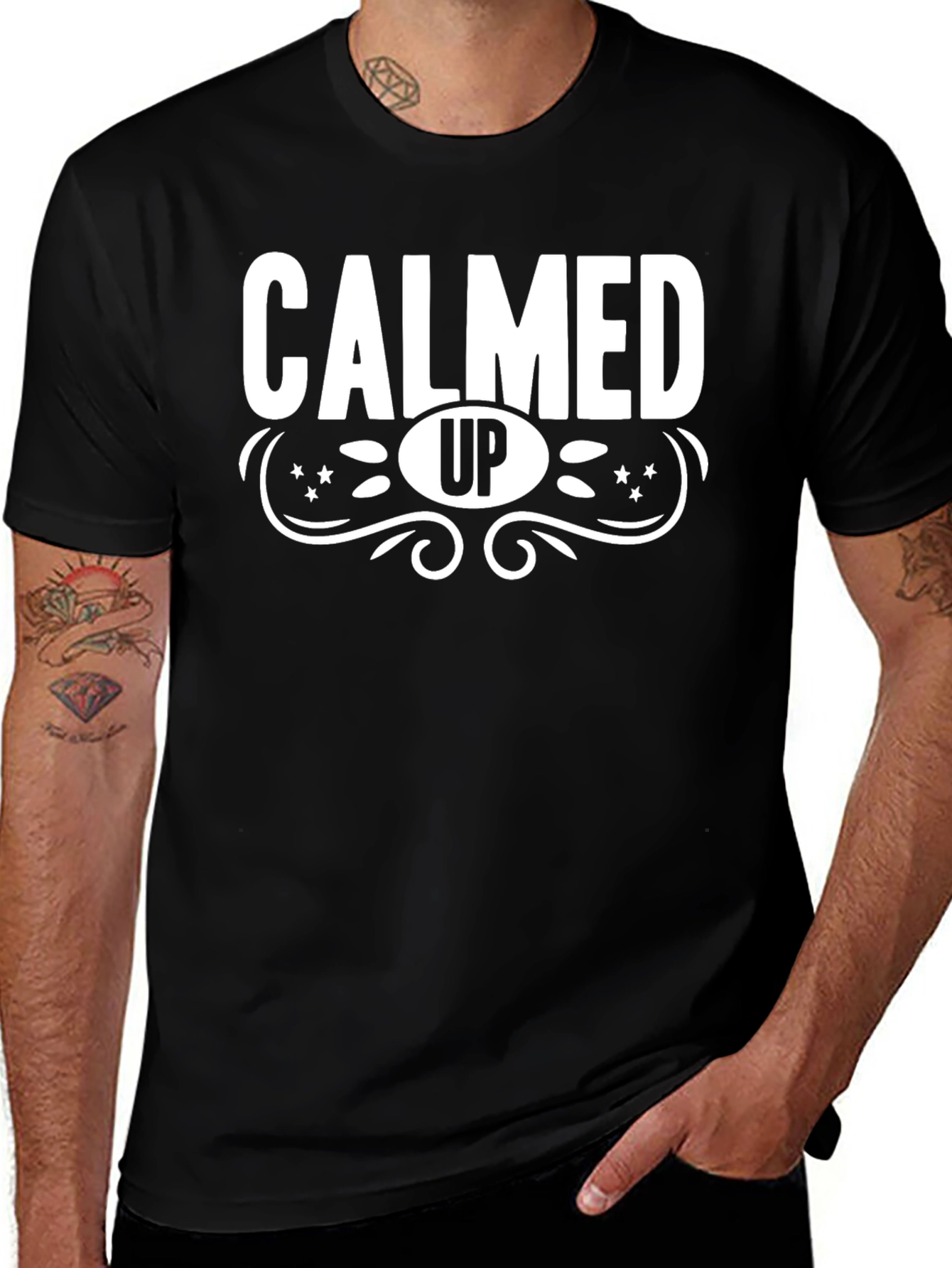 Calmed Up Graphic T-Shirt - Relaxed Style