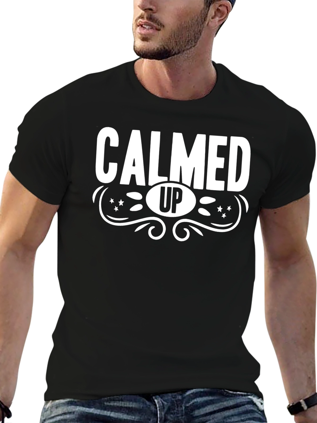 Calmed Up Graphic T-Shirt - Relaxed Style