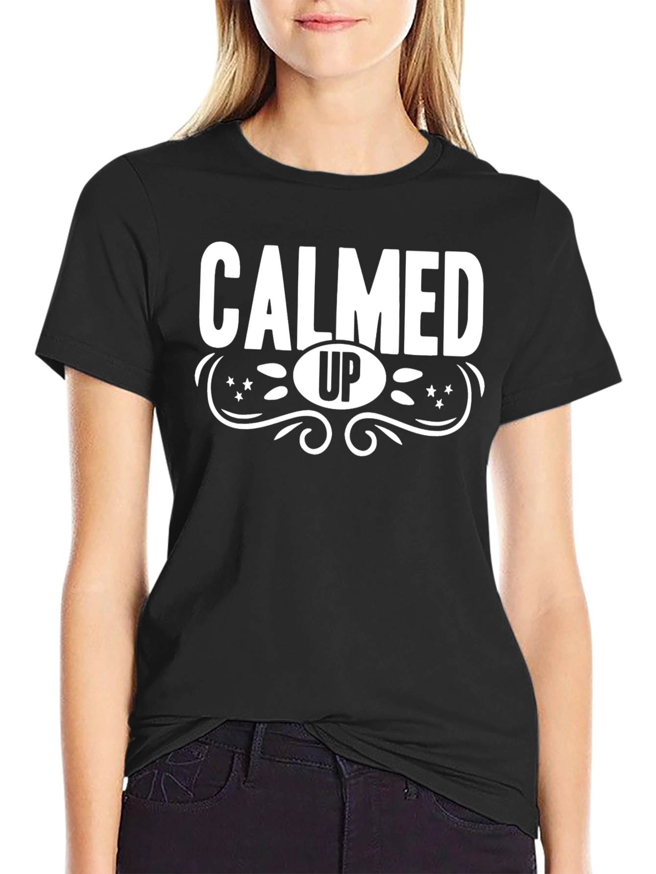 Calmed Up Graphic T-Shirt - Relaxed Style