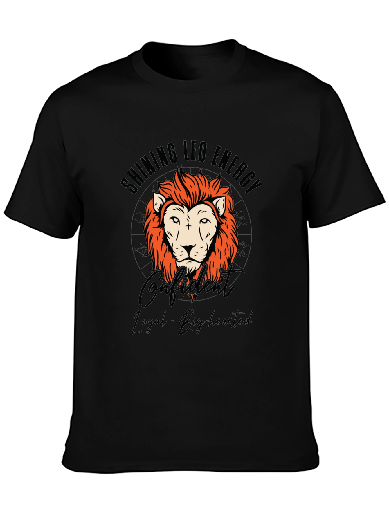 Shining Leo Energy T-Shirt - Confident Lion Tee