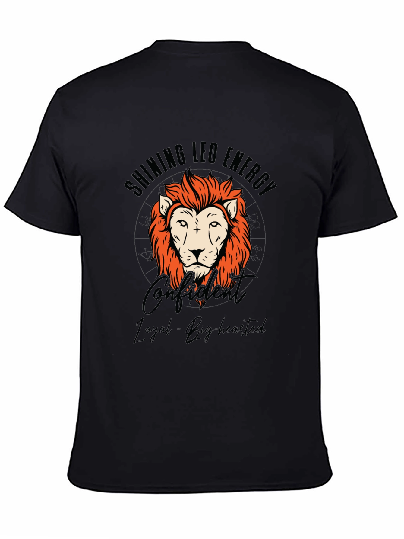 Shining Leo Energy T-Shirt - Confident Lion Tee