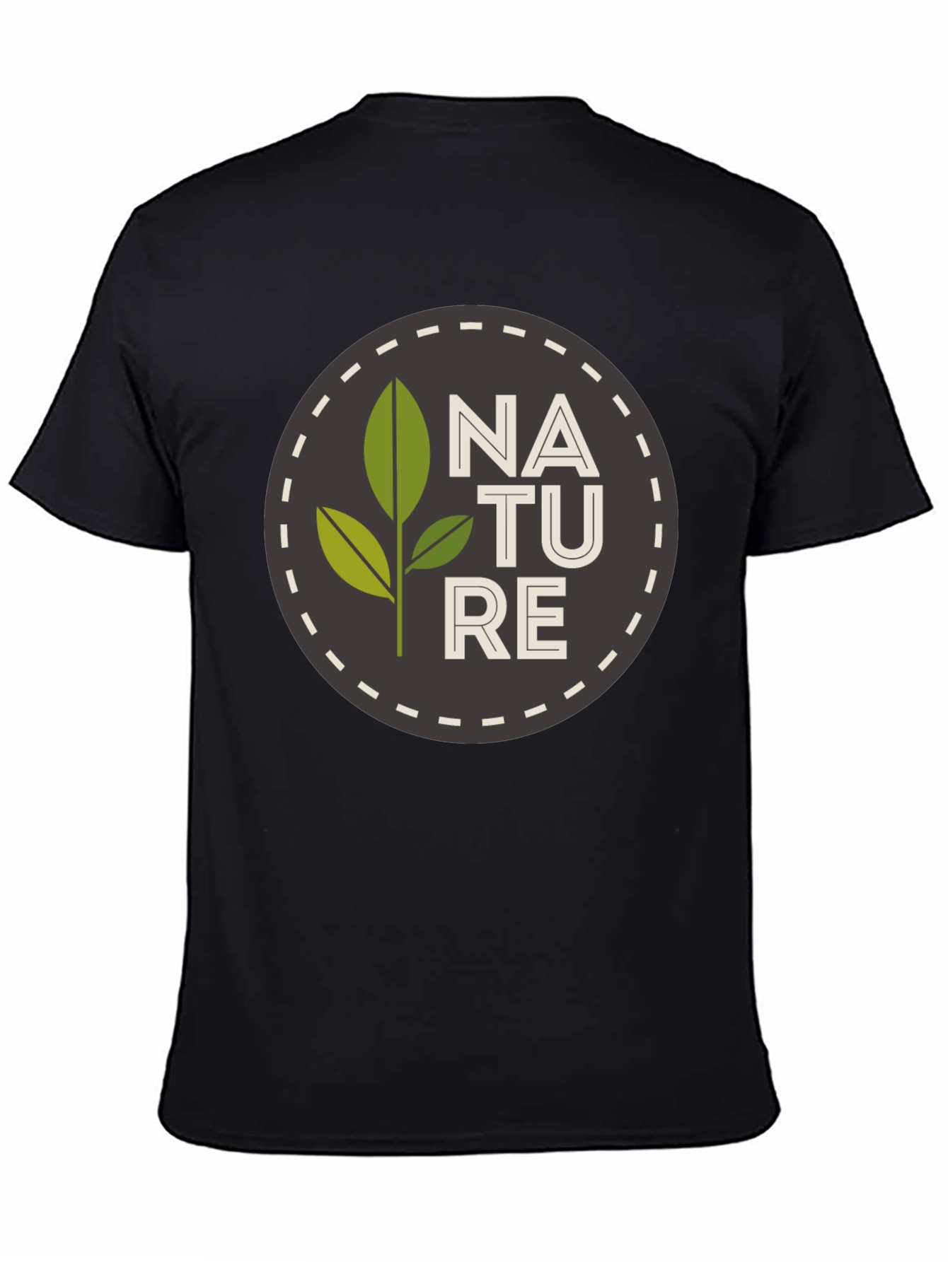Nature Graphic Black T-Shirt
