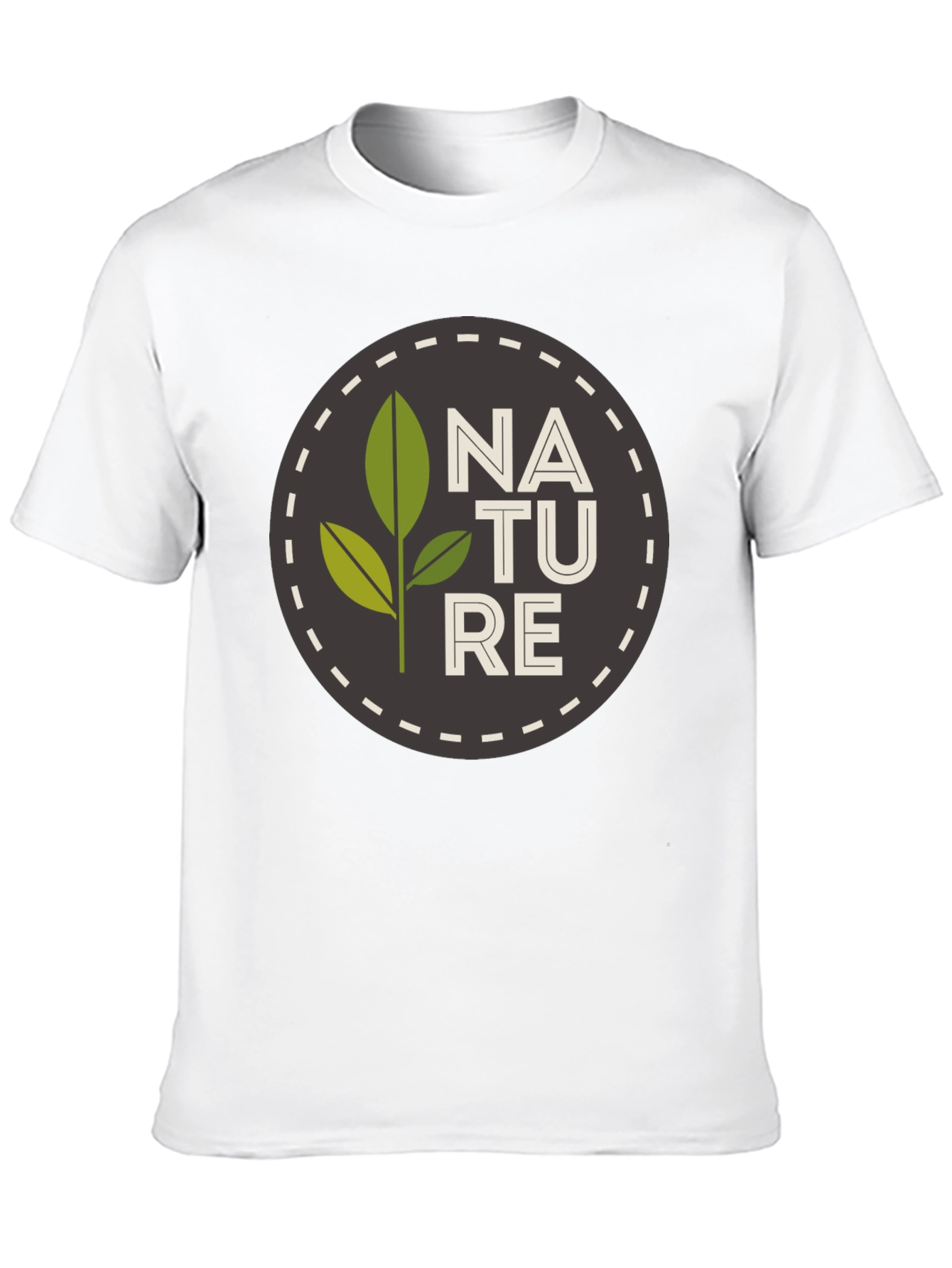 Nature Graphic Black T-Shirt