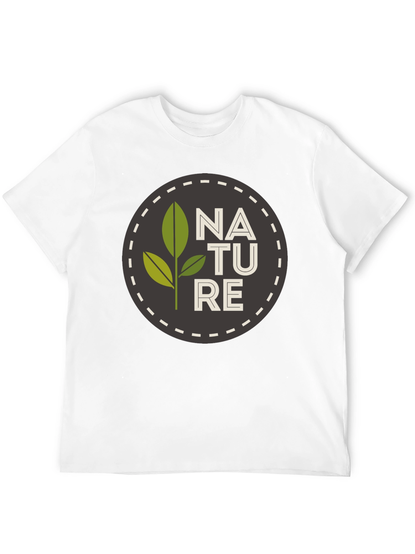 Nature Graphic Black T-Shirt