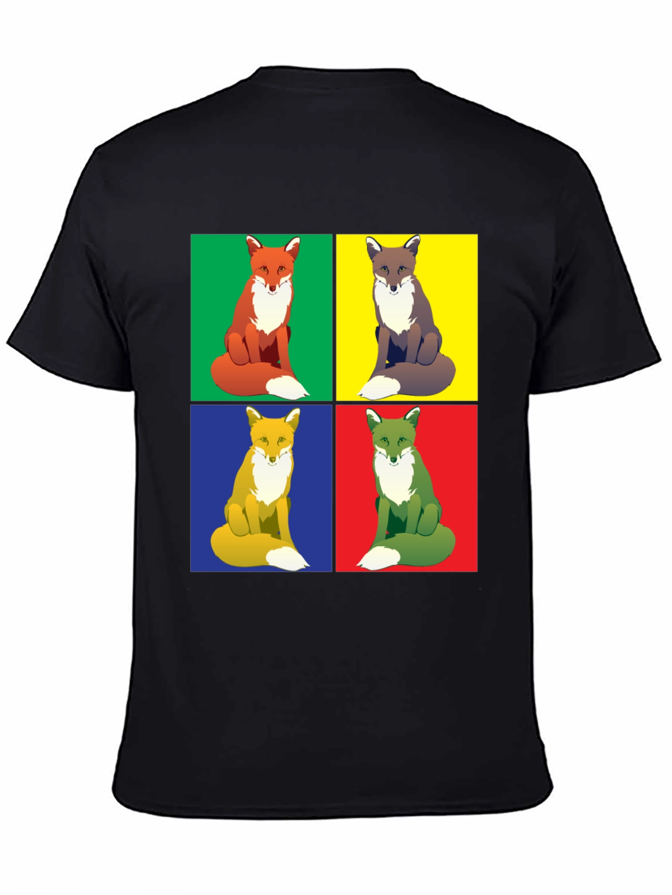 Pop Art Fox Tee - Bold Graphic T-Shirt