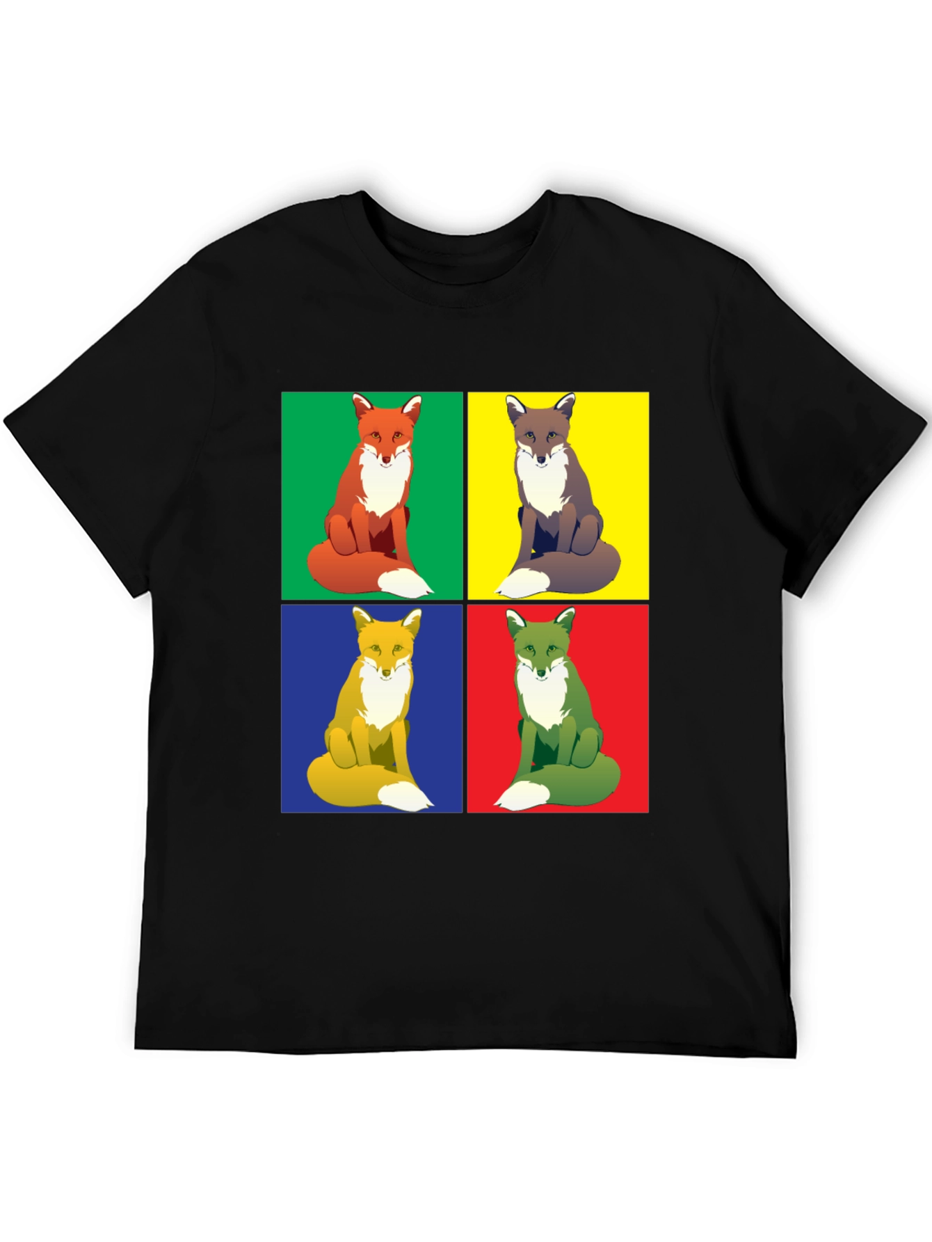 Pop Art Fox Tee - Bold Graphic T-Shirt