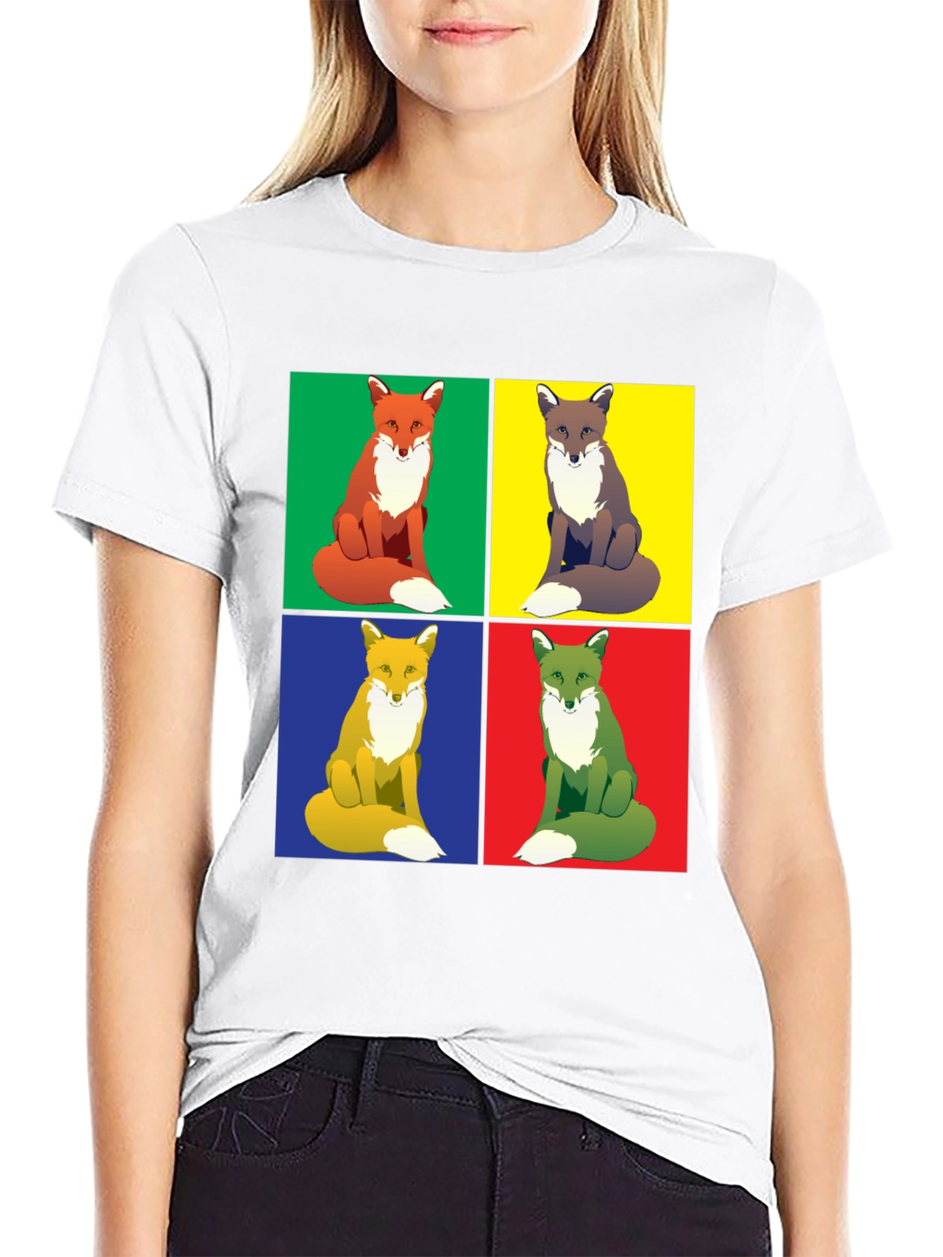 Pop Art Fox Tee - Bold Graphic T-Shirt