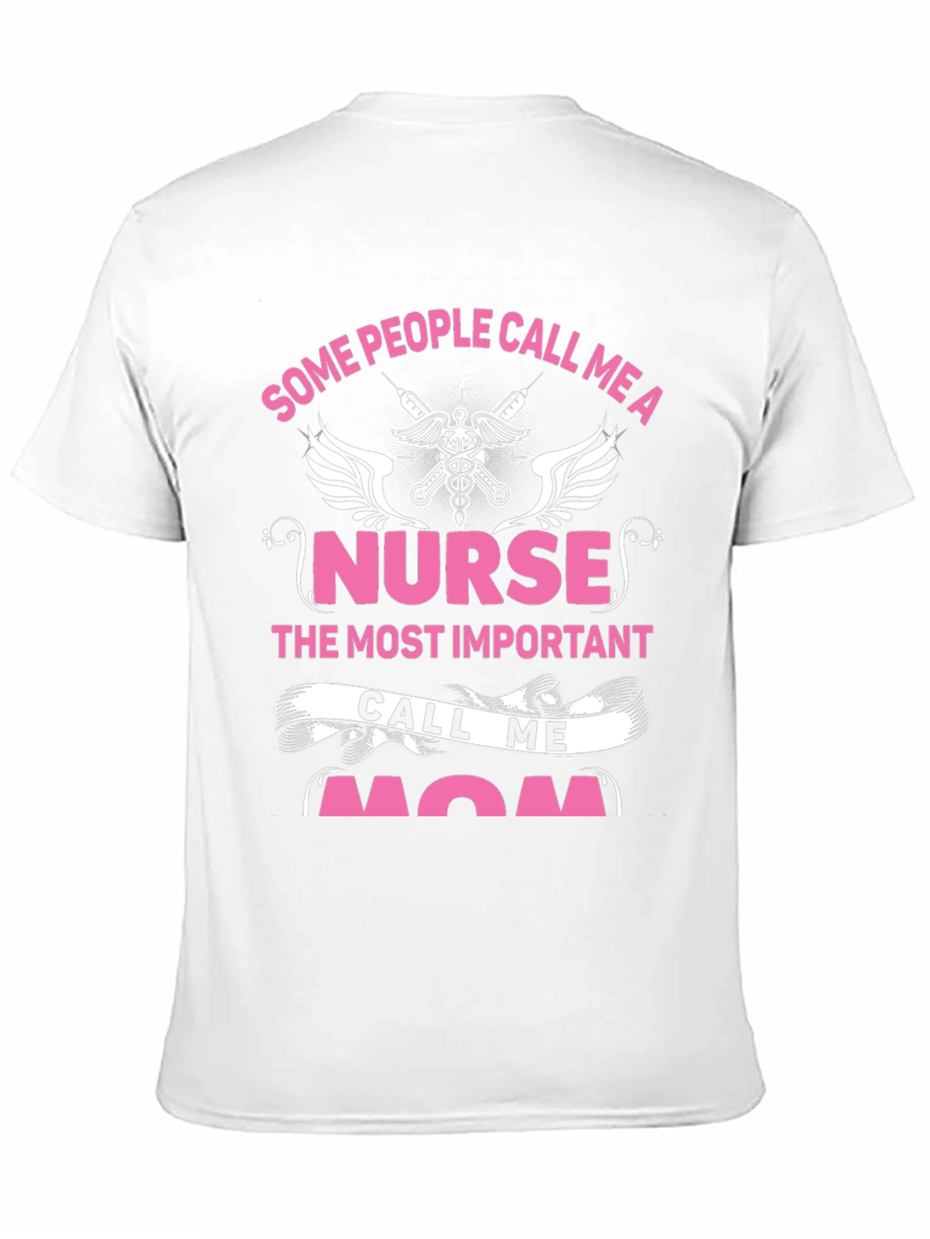 Nurse Mom Graphic T-Shirt - Black