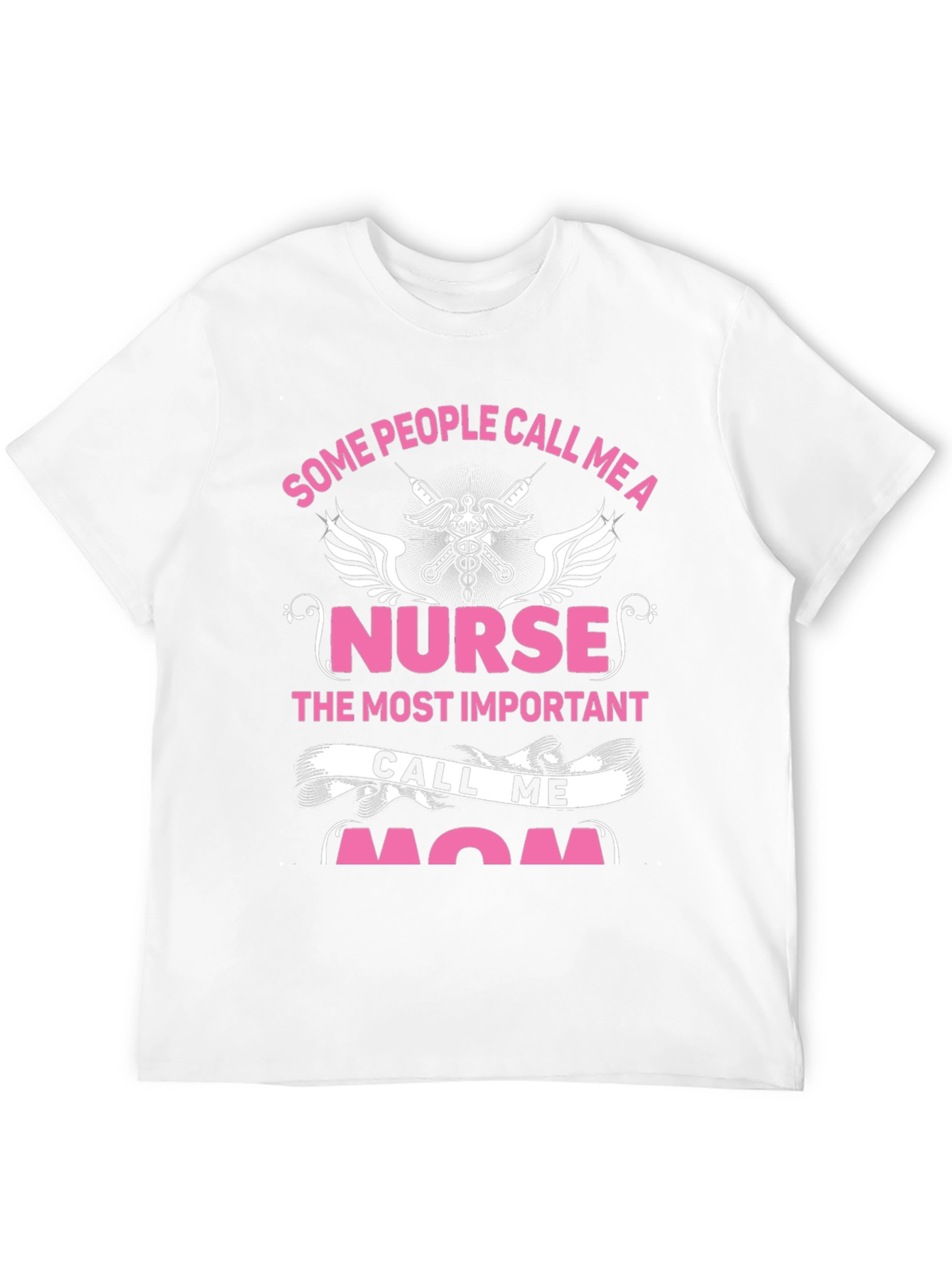 Nurse Mom Graphic T-Shirt - Black