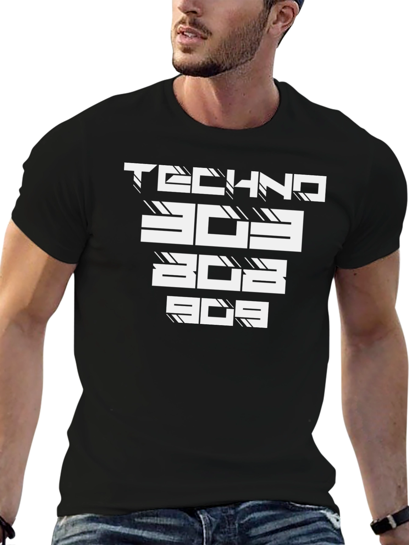 Techno 909 T-Shirt - Bold Graphic Tee