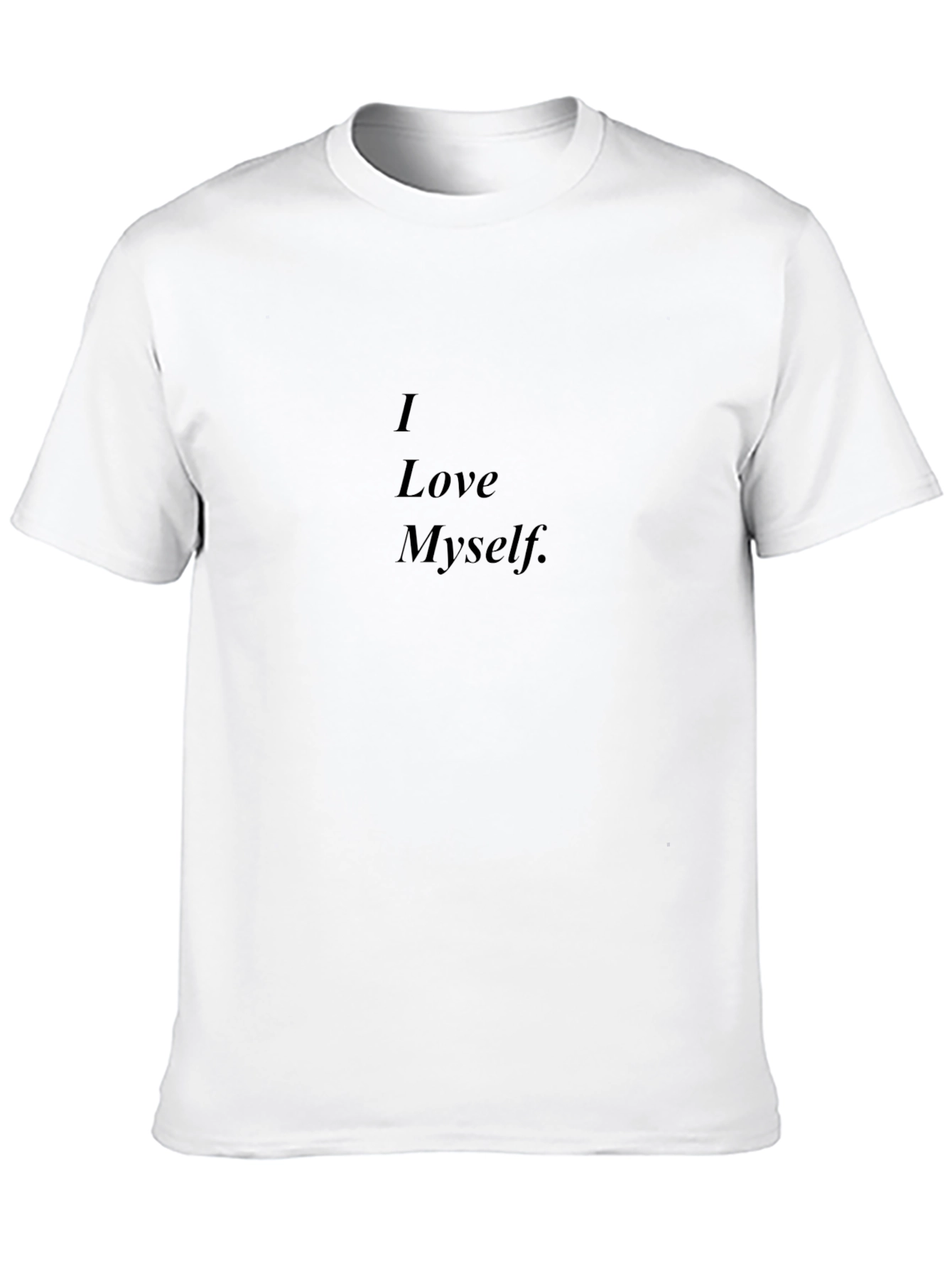 I Love Myself Black T-Shirt