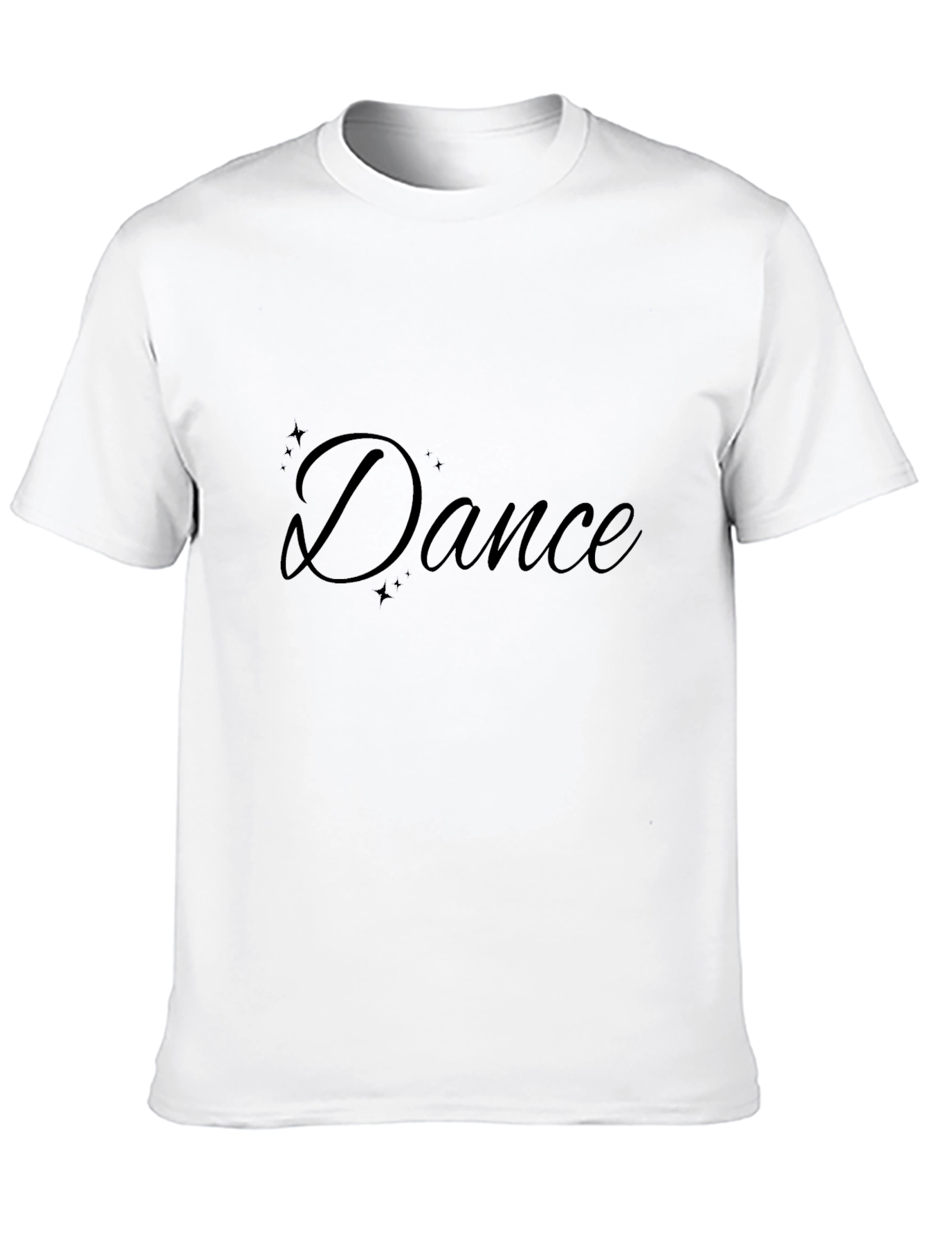 Dance Graphic Black T-Shirt Casual Style