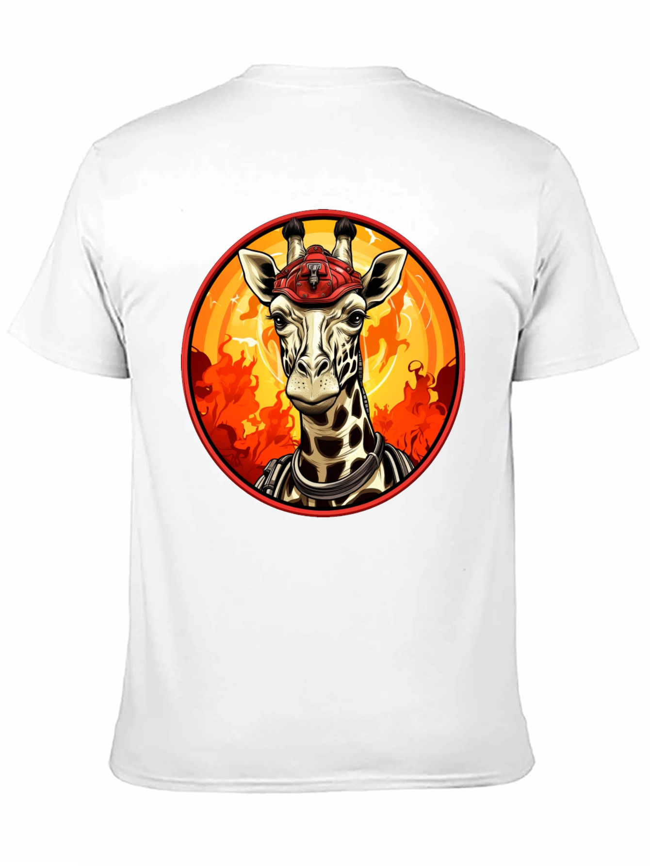 Giraffe Firefighter T-Shirt