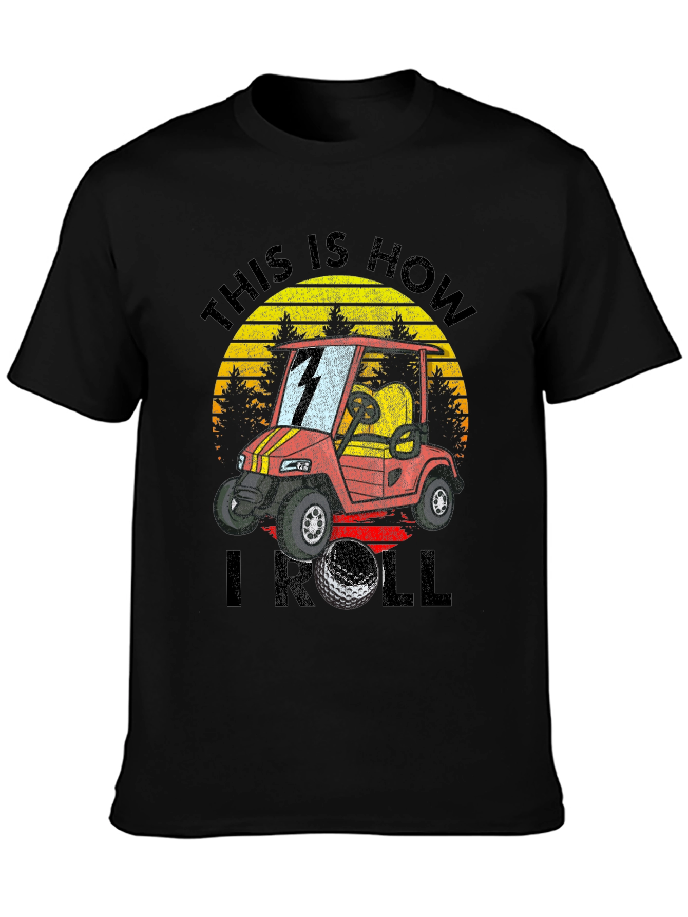 This is How I Roll Golf Cart T-Shirt