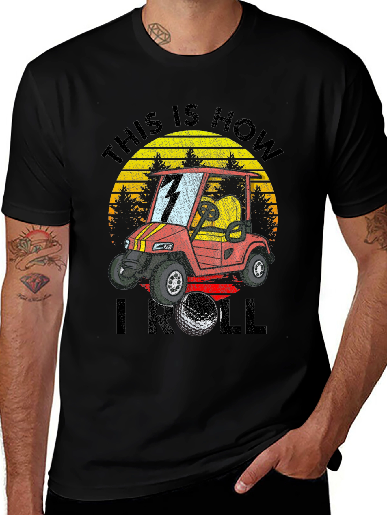 This is How I Roll Golf Cart T-Shirt
