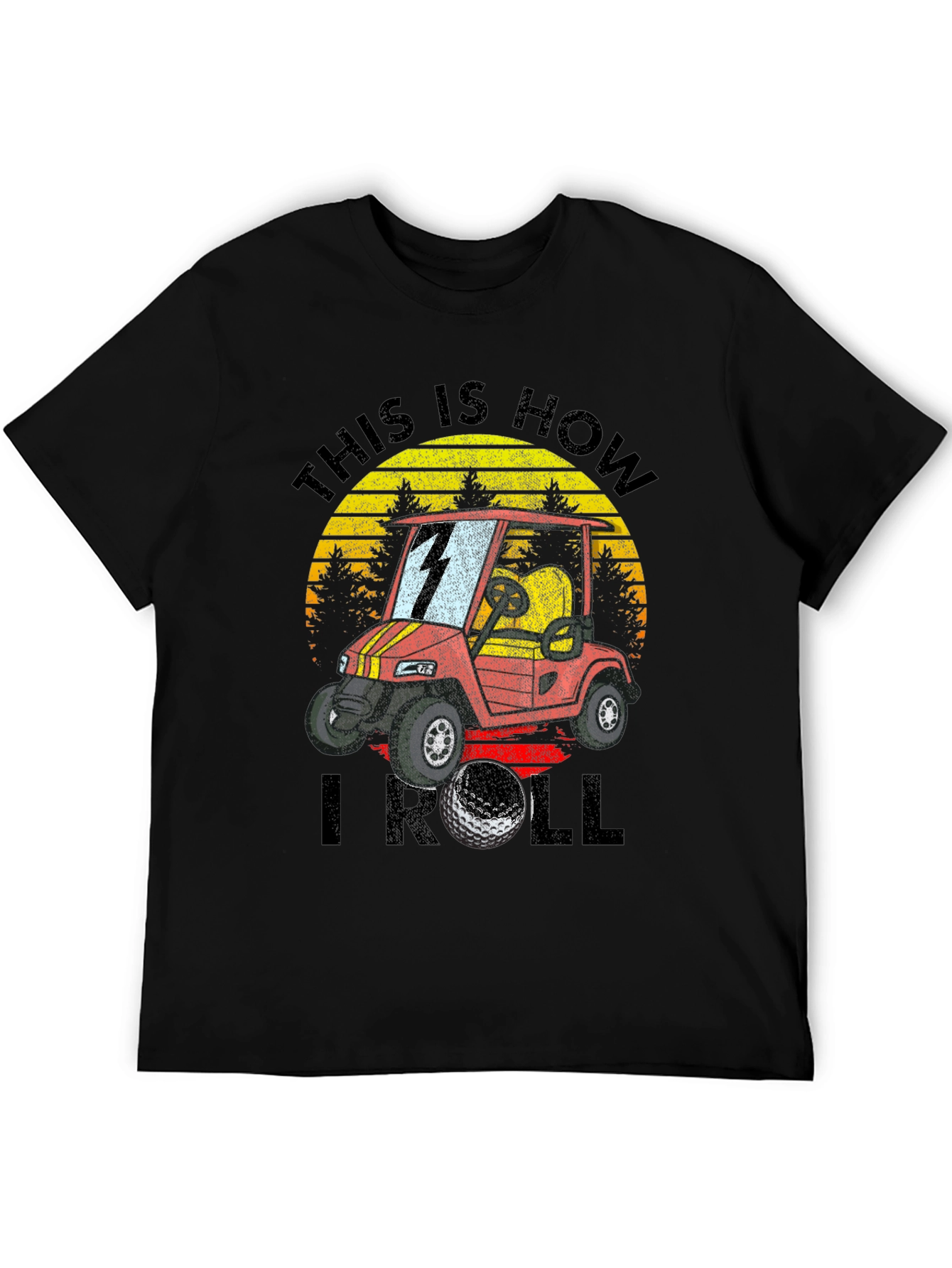 This is How I Roll Golf Cart T-Shirt