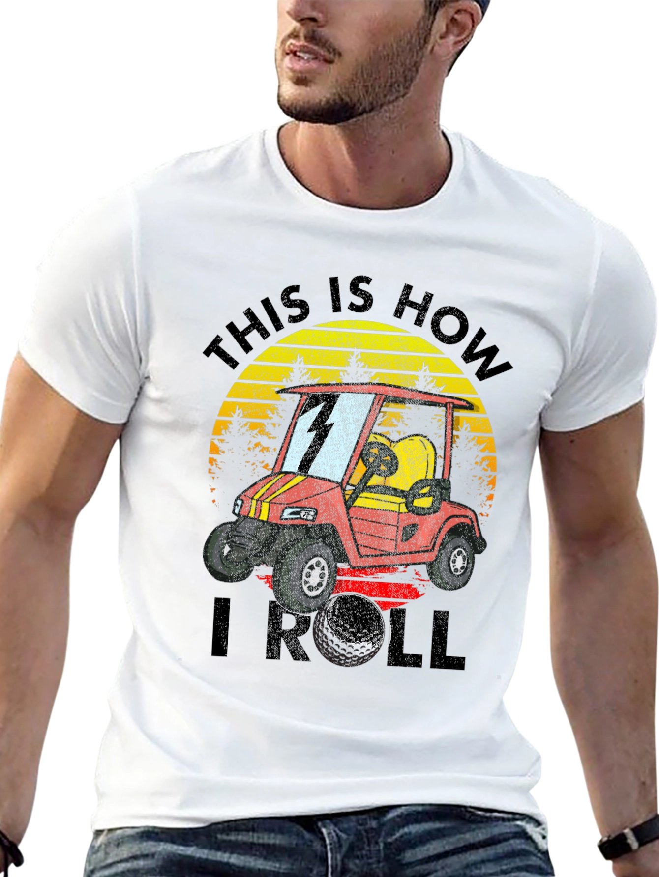 This is How I Roll Golf Cart T-Shirt