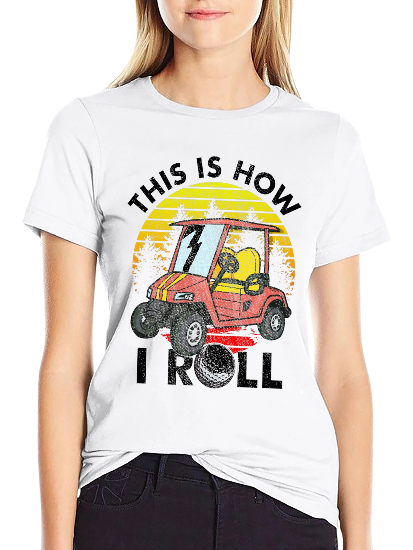 This is How I Roll Golf Cart T-Shirt