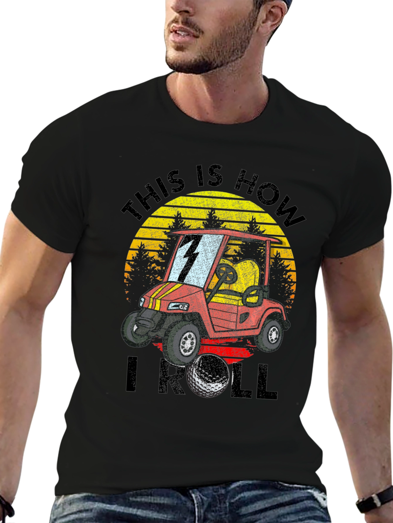 This is How I Roll Golf Cart T-Shirt