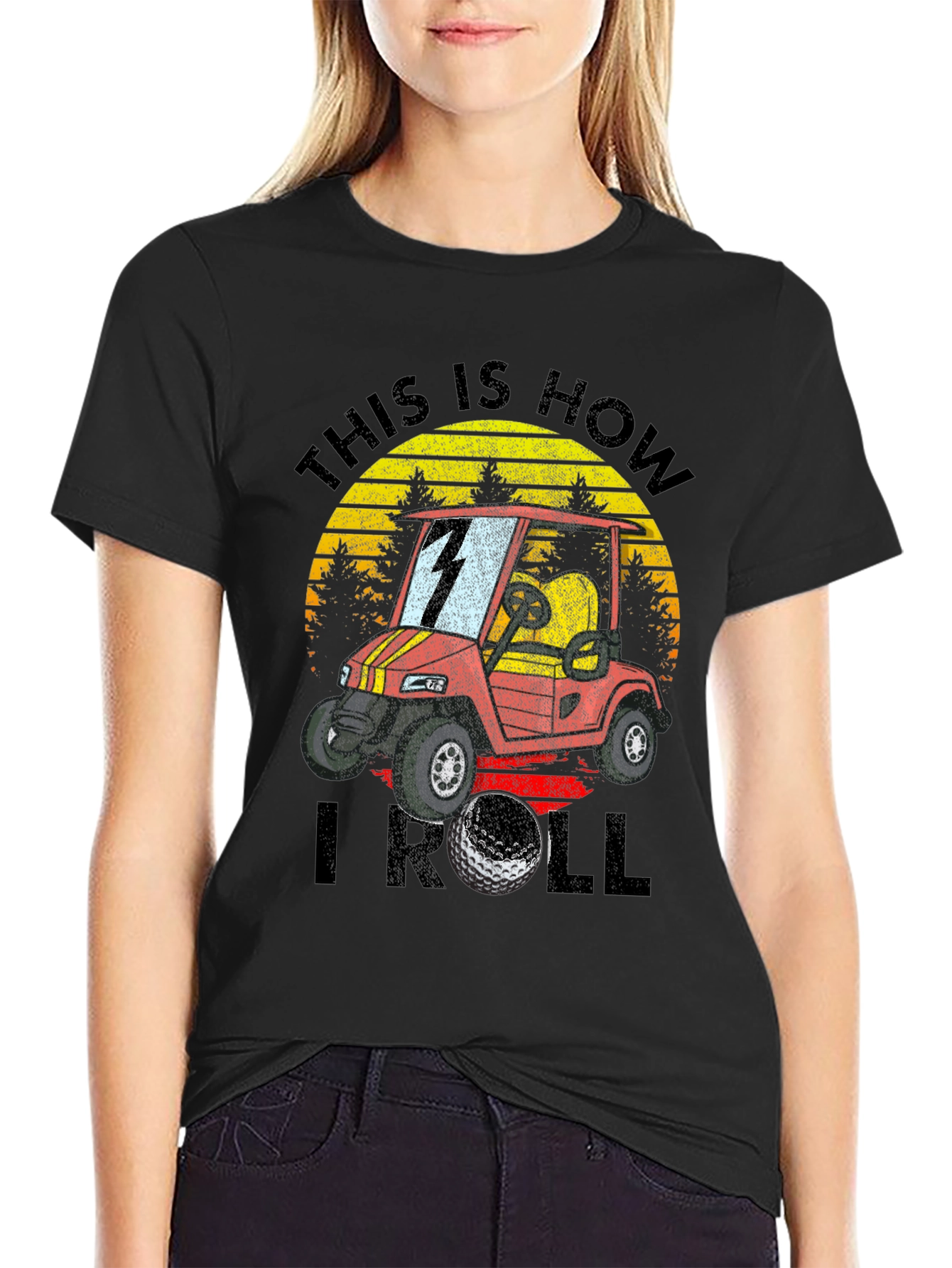This is How I Roll Golf Cart T-Shirt