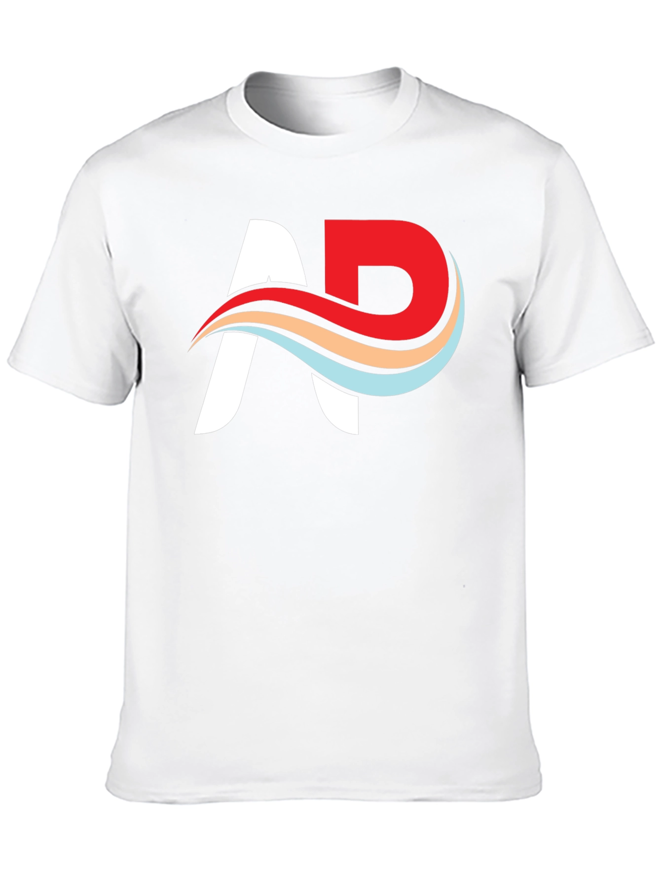 Stylish Black T-Shirt with Unique Graphic Design