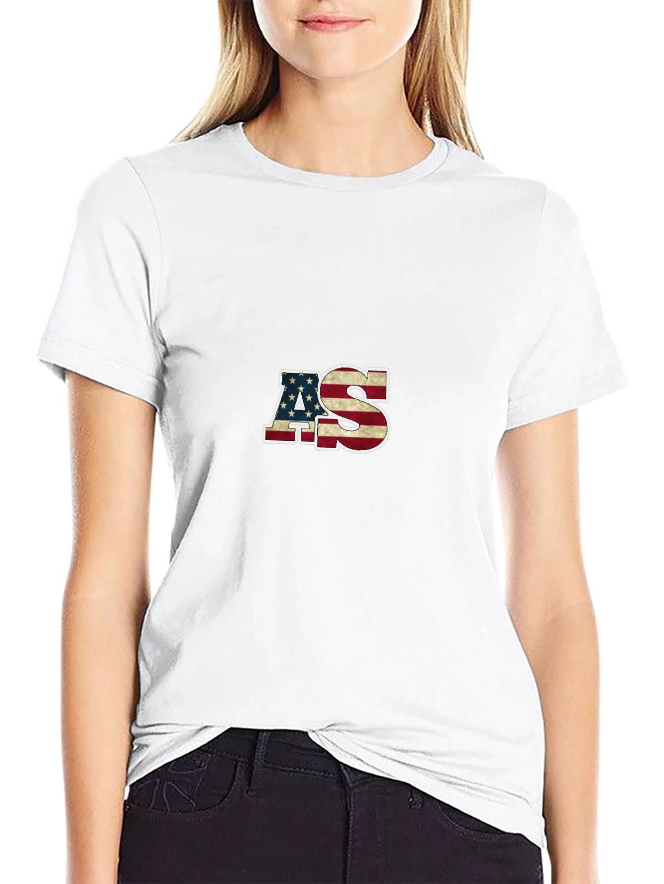 American Flag AS Tee - Patriotic Pride