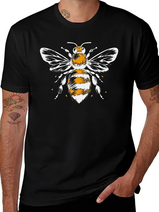 Bee Graphic Black T-Shirt