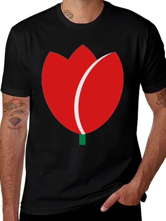 Tulip Graphic Tee - Modern Casual Wear