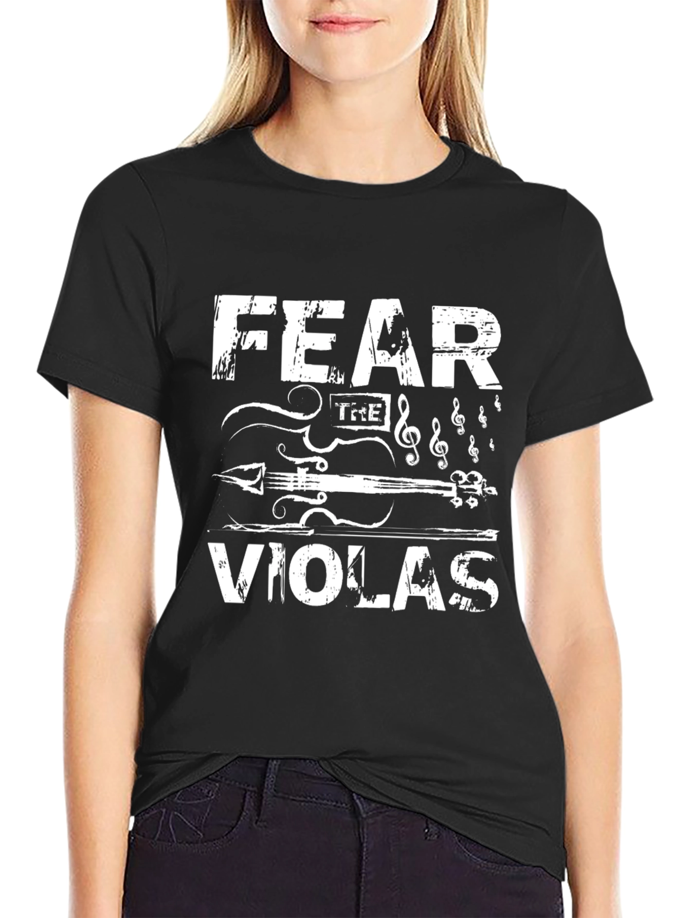 Fear the Violas Graphic T-Shirt - Music Lover Tee