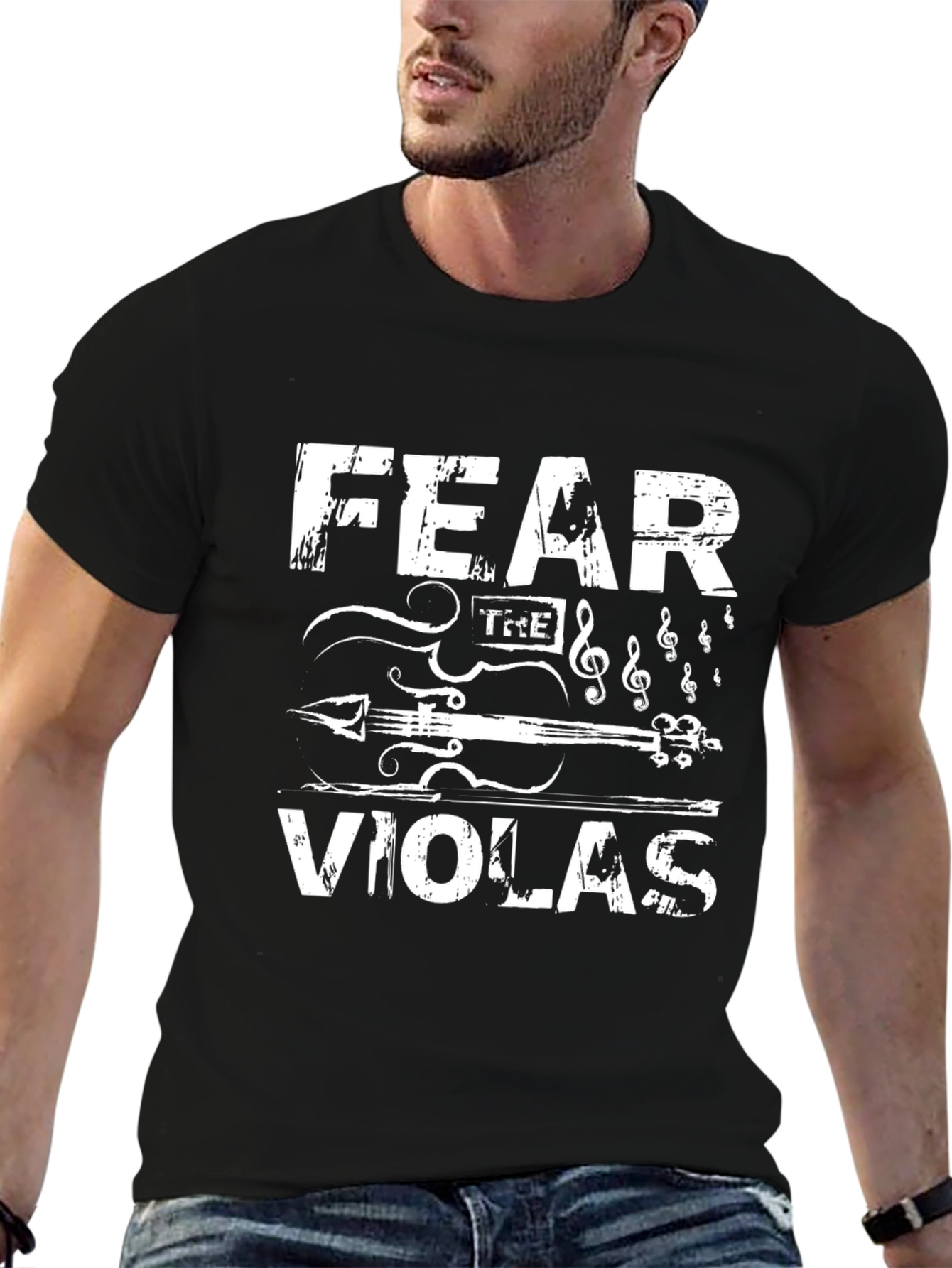 Fear the Violas Graphic T-Shirt - Music Lover Tee