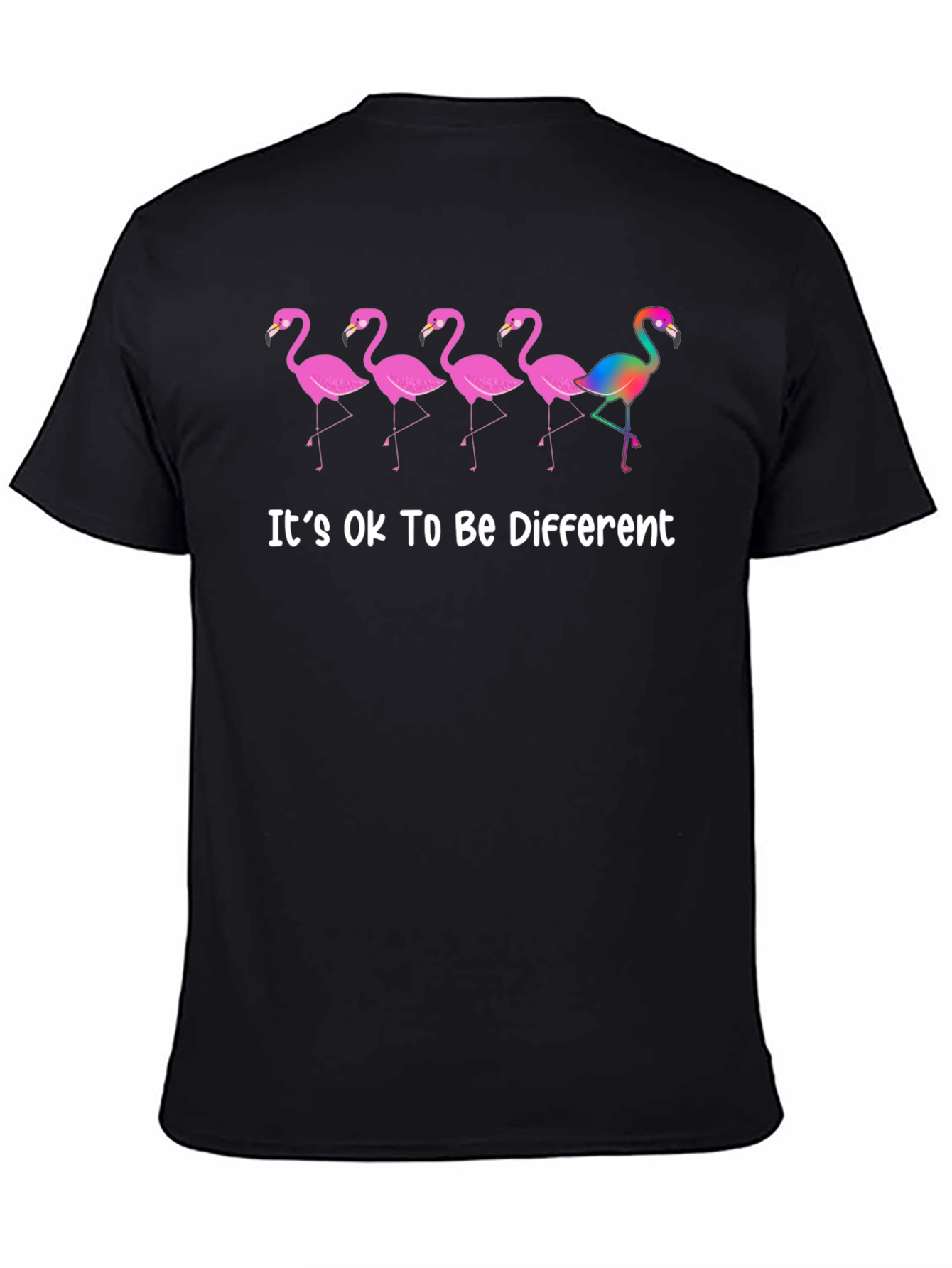 Its OK To Be Different Flamingo T-Shirt