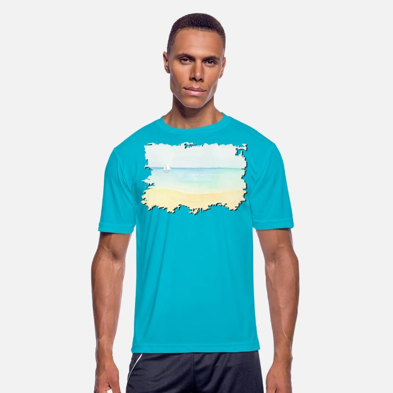 ocean waterpainting summer fresh blue ocean waves