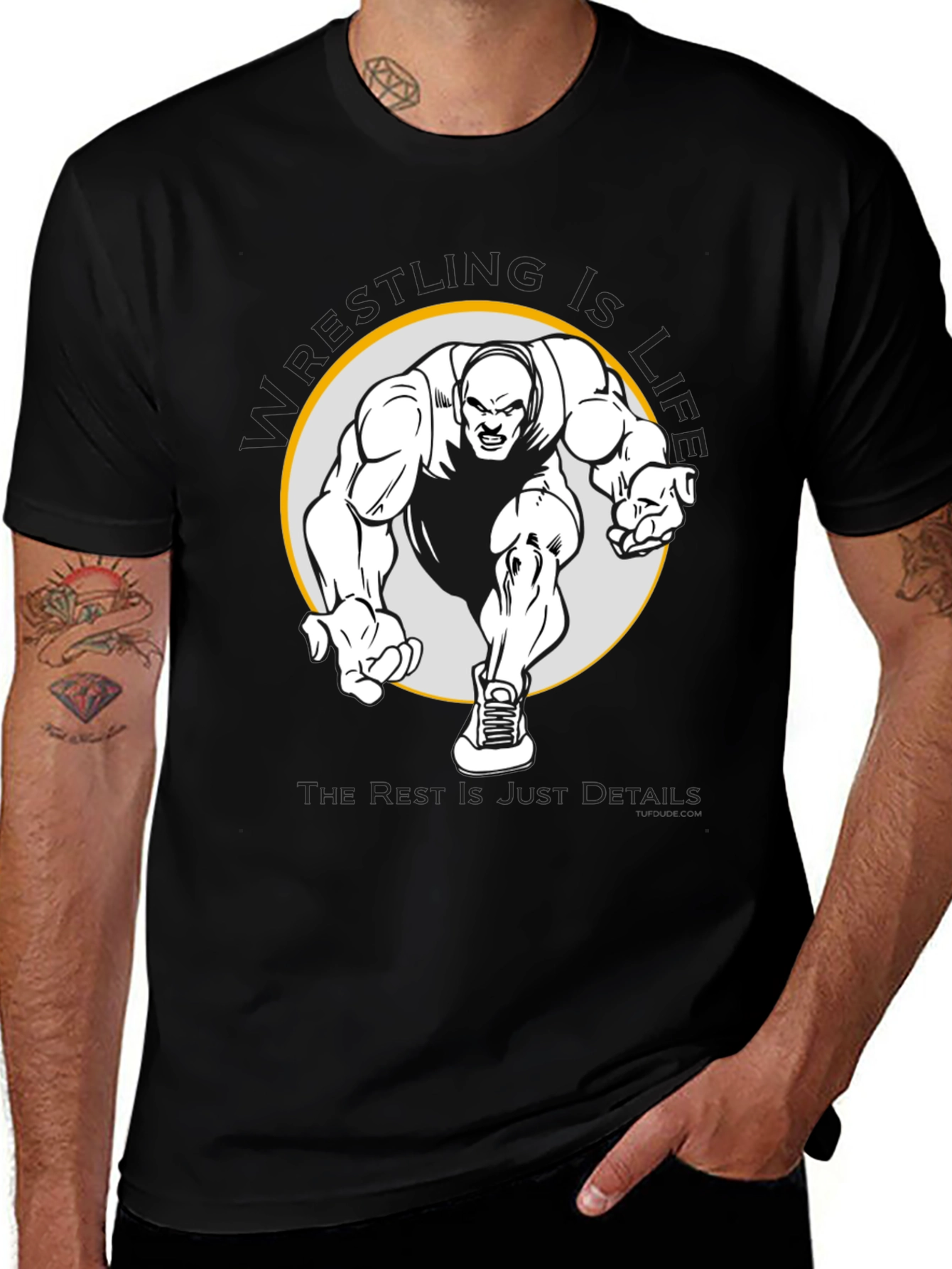 Motivational Bodybuilder Graphic T-Shirt