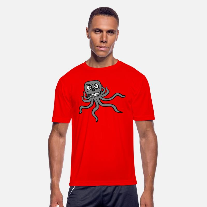 Octopus Alien Monster Horror Alien Grinning Smile