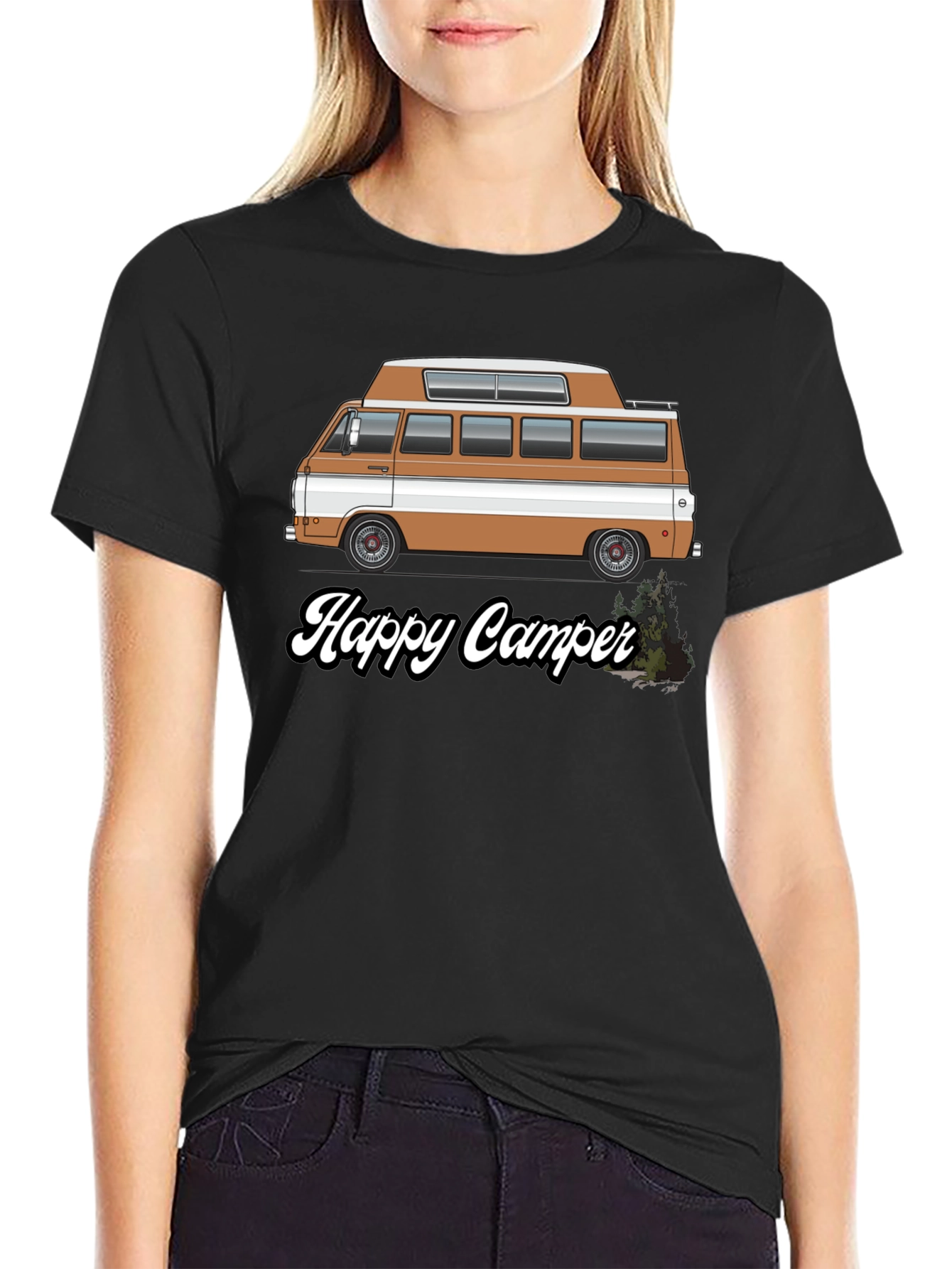 Happy Camper Van Graphic Tee