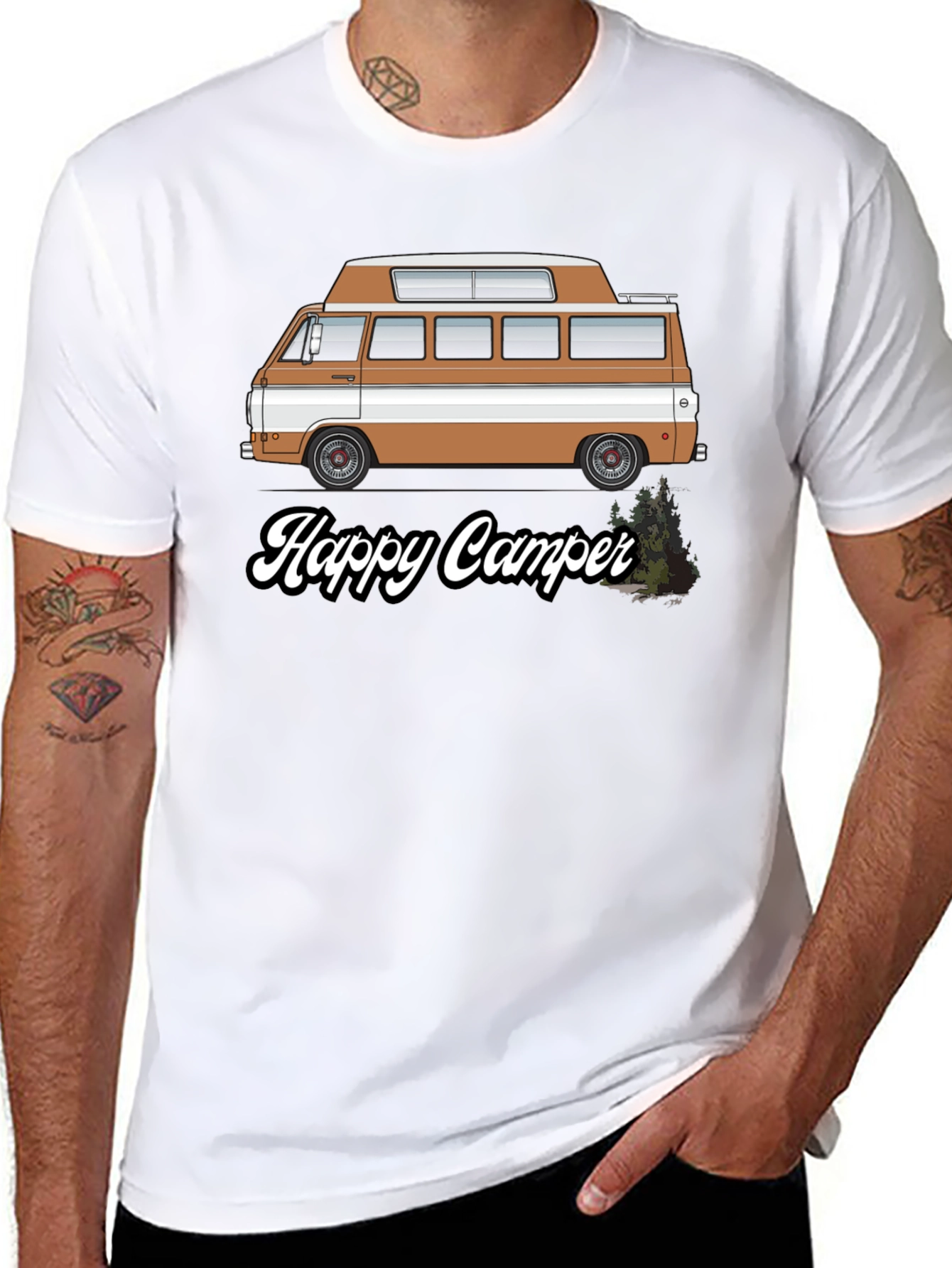 Happy Camper Van Graphic Tee