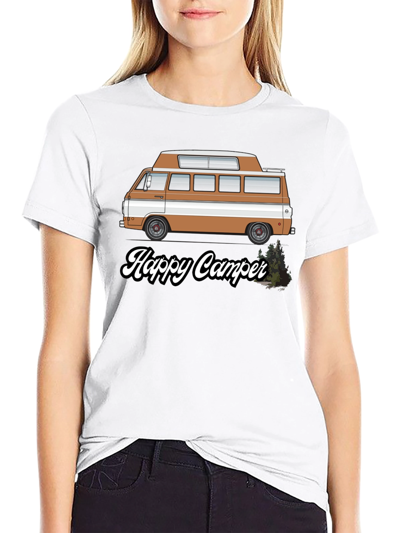 Happy Camper Van Graphic Tee