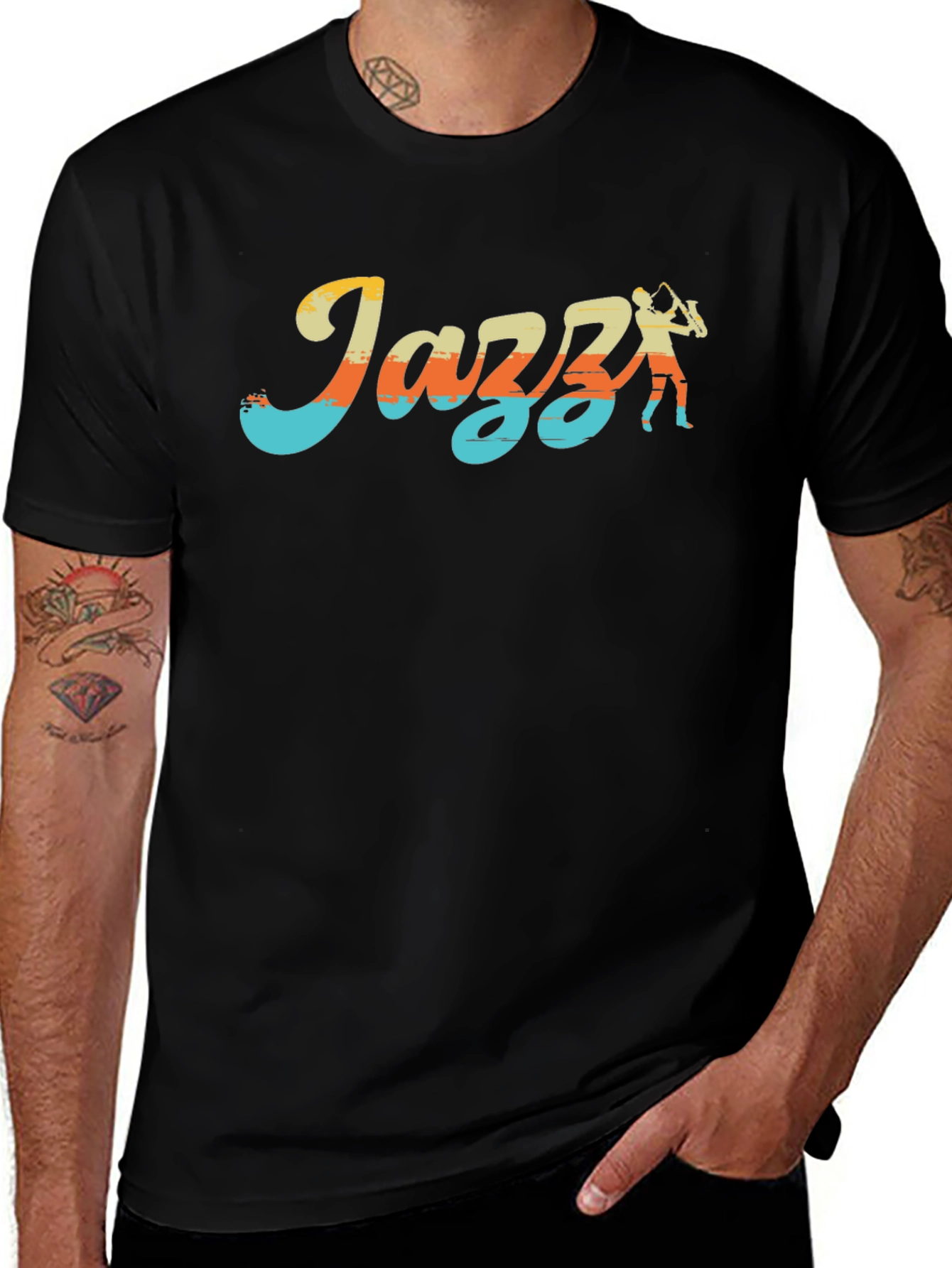 Jazz Music T-Shirt - Retro Design