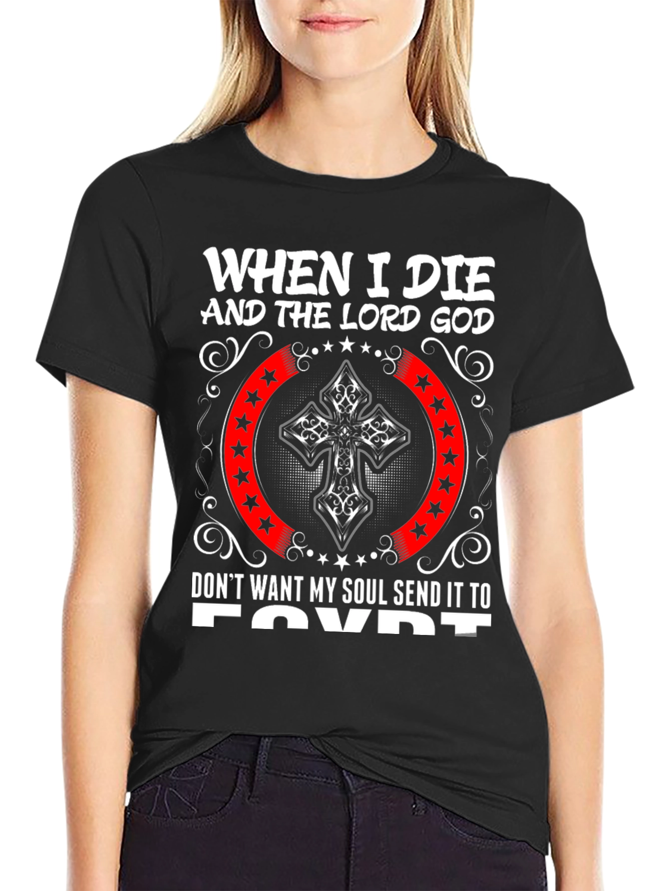 When I Die Send to Egypt Graphic Tee