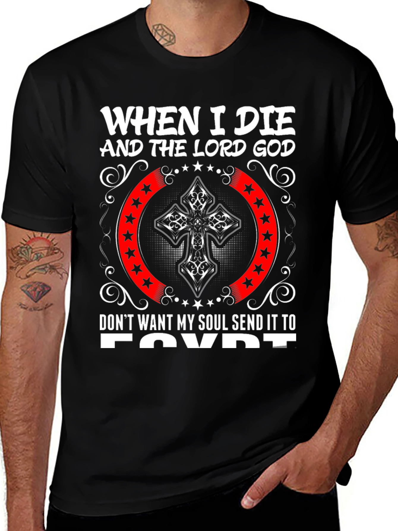 When I Die Send to Egypt Graphic Tee