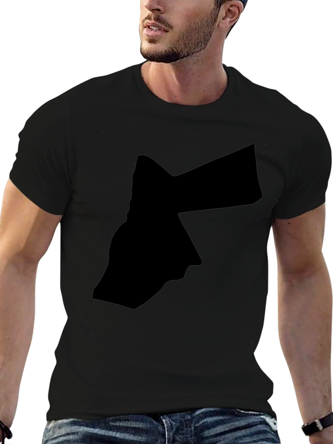 Jordan Map Silhouette Black T-Shirt